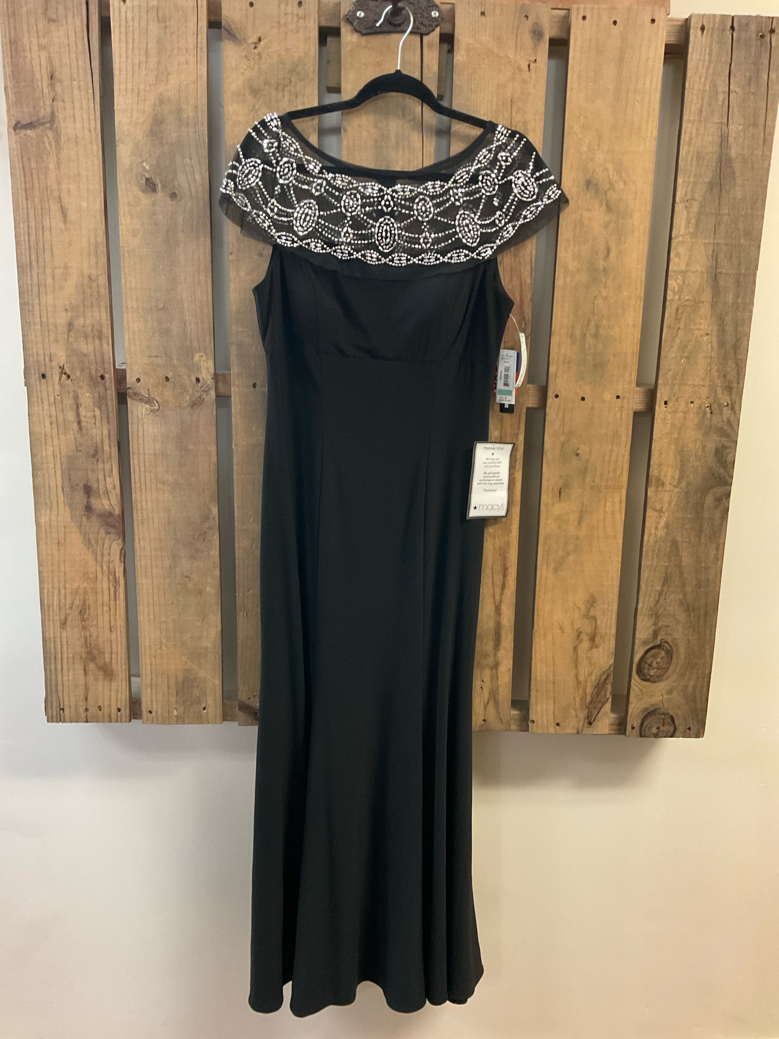 Size 8 R&M RICHARDS Black Dress