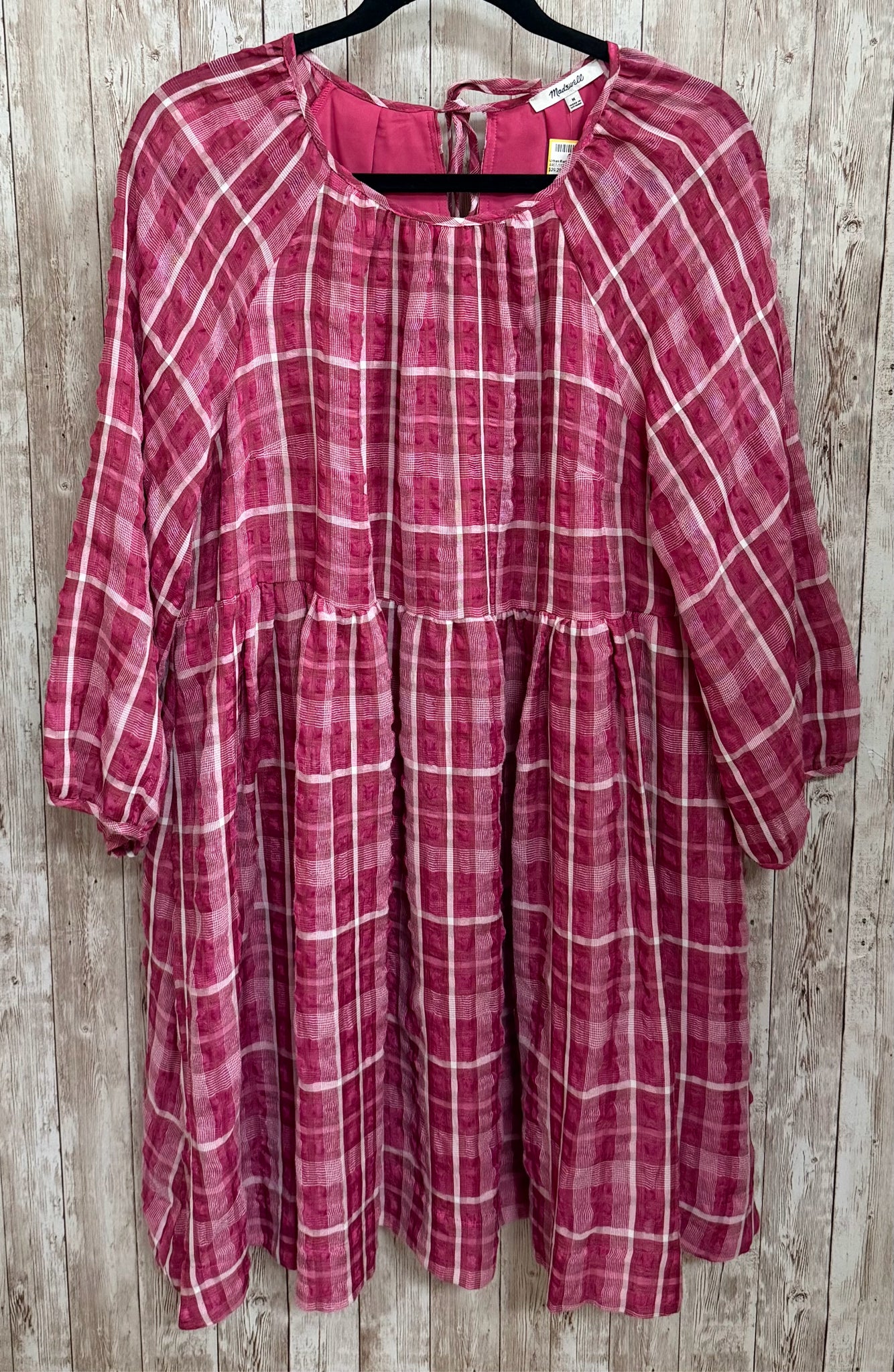 Size M MADEWELL Pink Print Dress