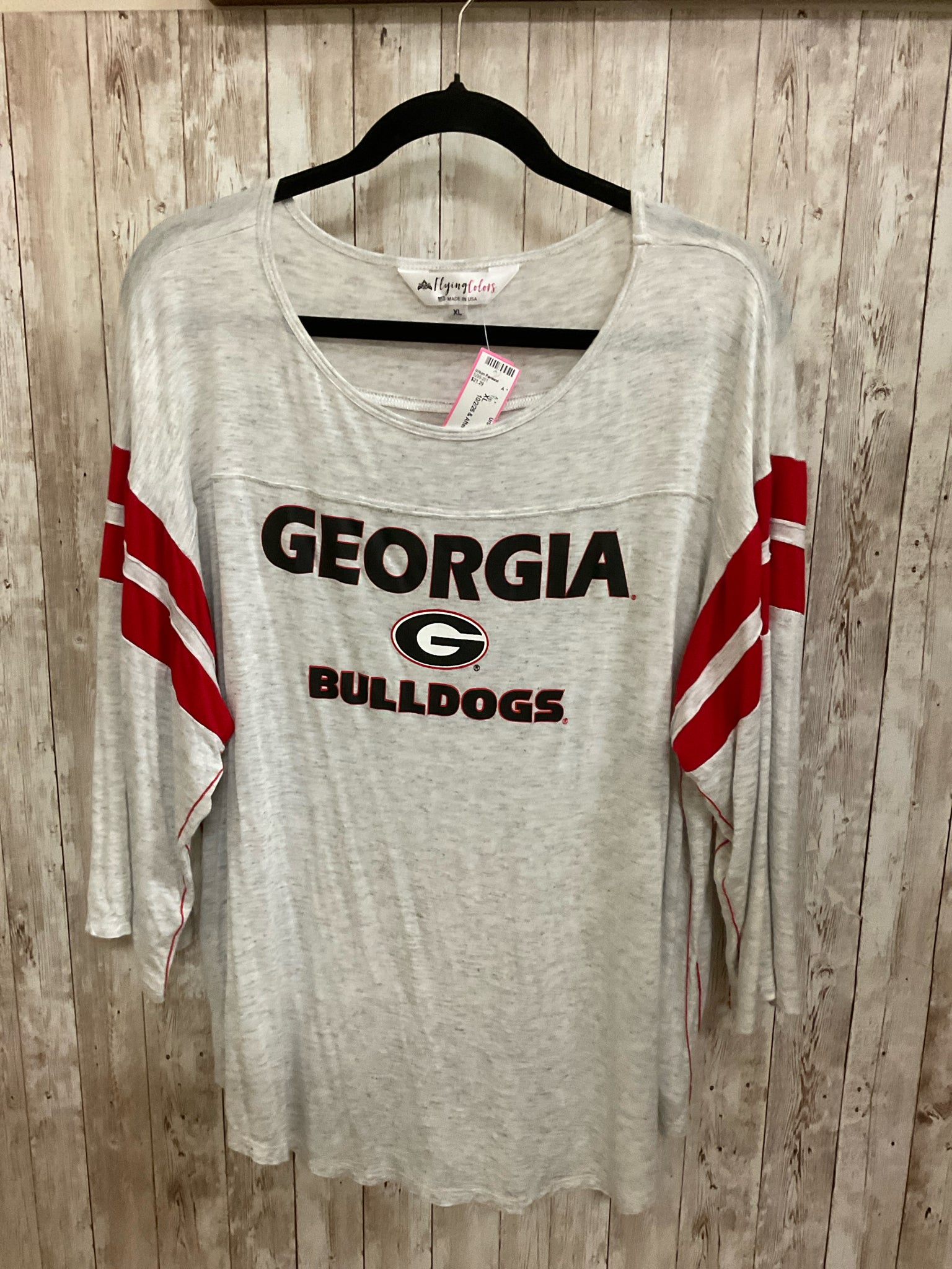 Size XL FLYING COLORS LIGHT HEATHER GRAY Top