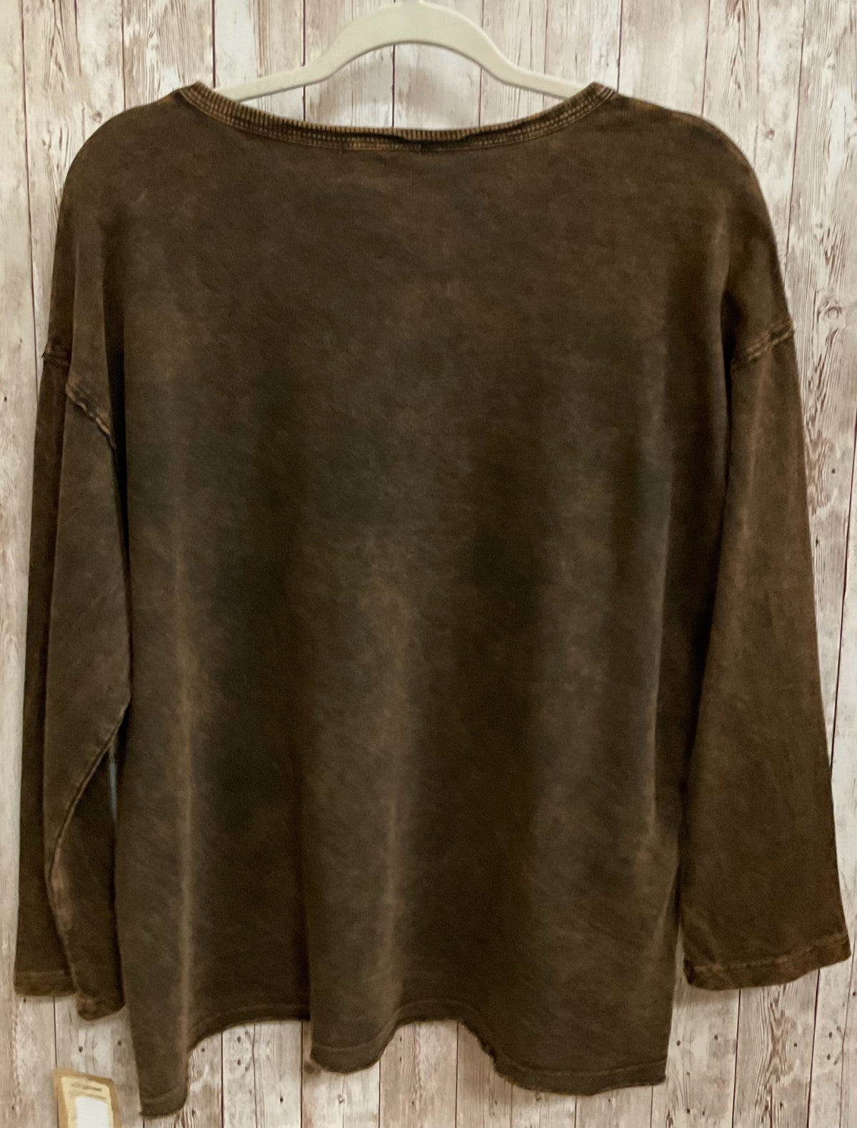 Size S JESS & JANE Brown Print Top