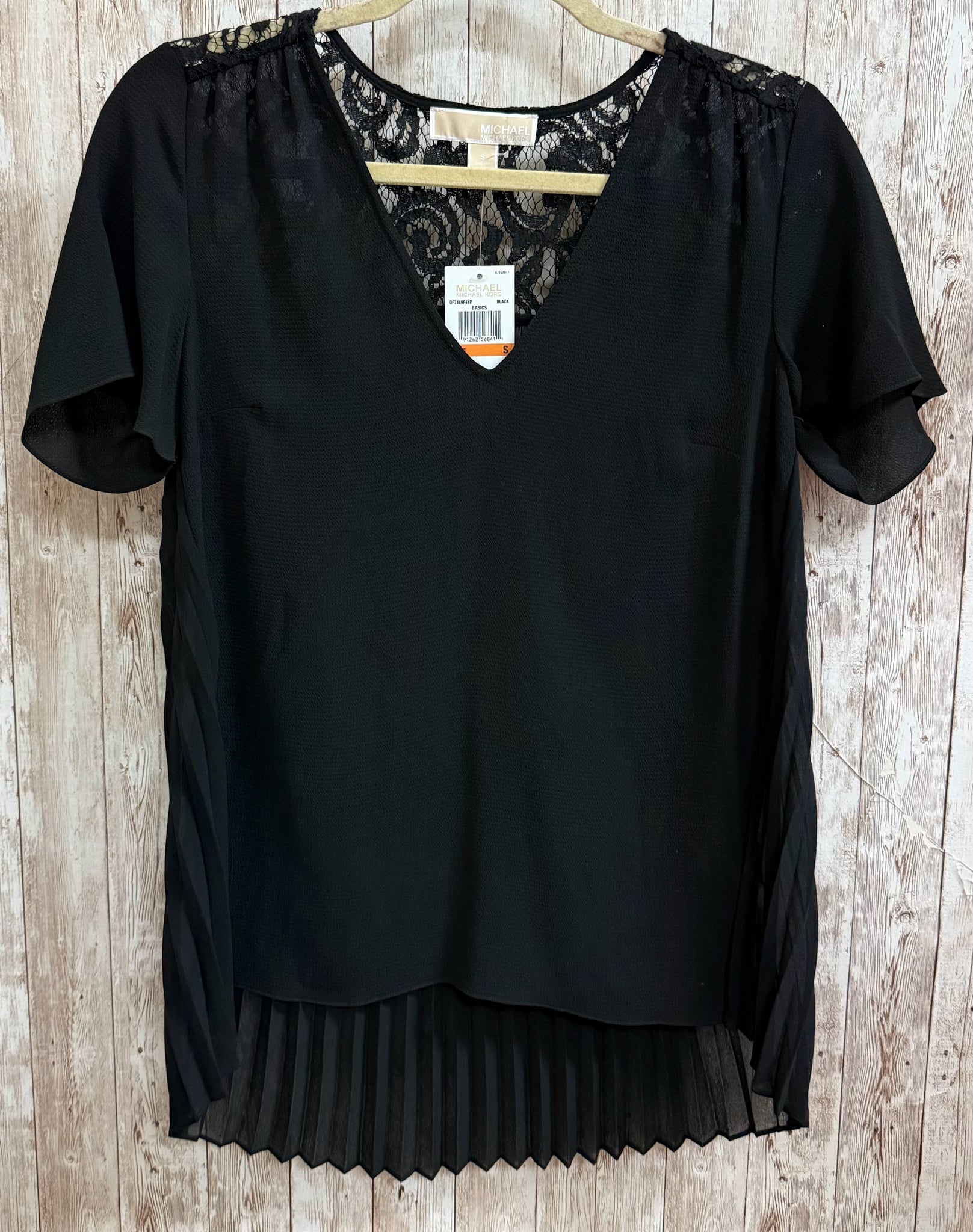 Size S MICHAEL MICHAEL KORS Black Top
