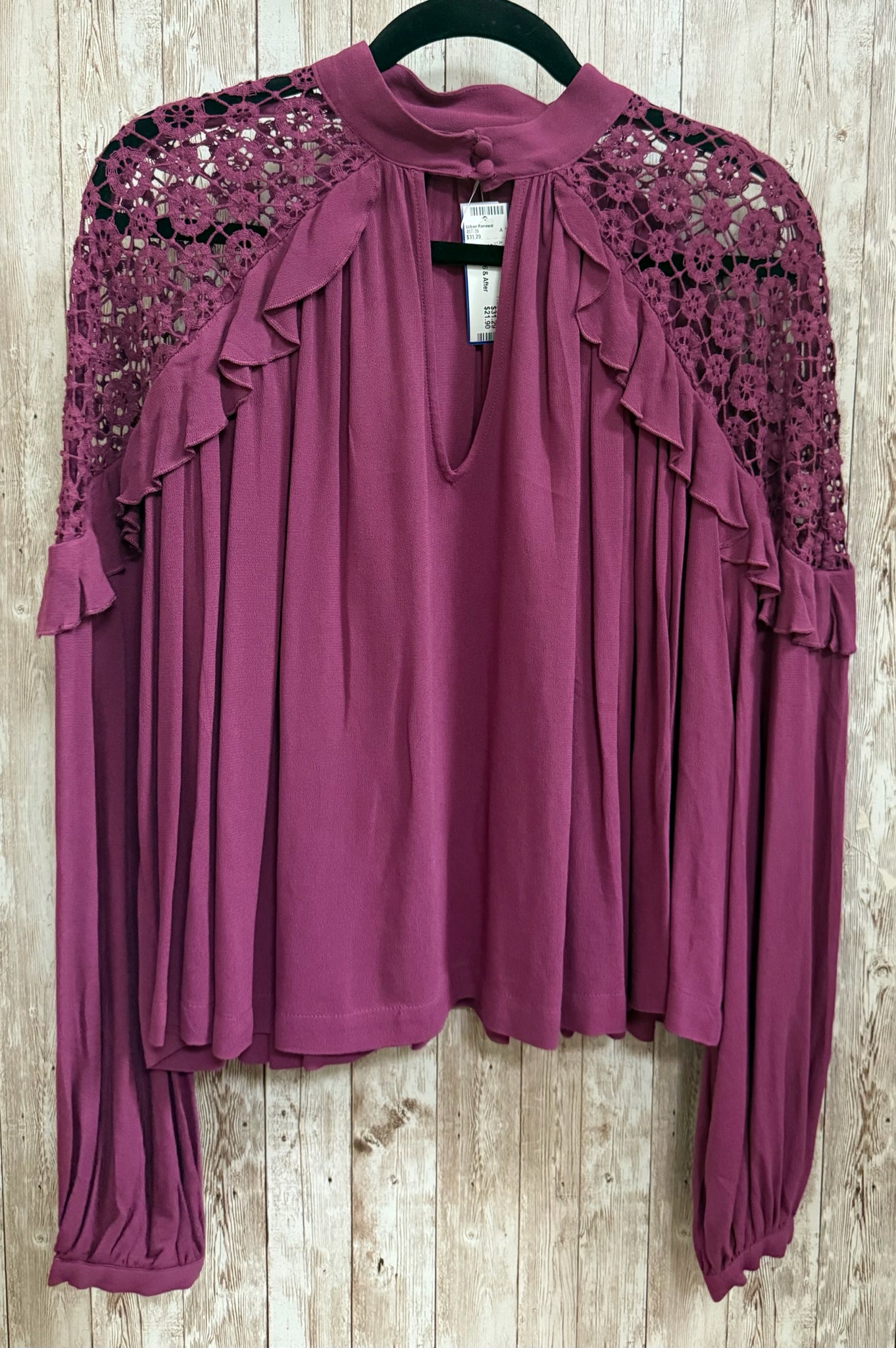 Size S FREE PEOPLE FUCHSIA Top