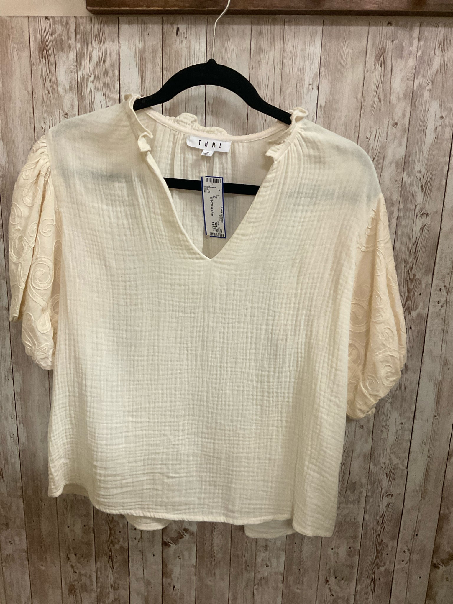 Size S THML Cream Top