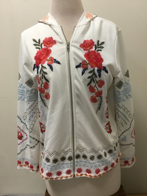 Size M DOR DOR White Print Jacket