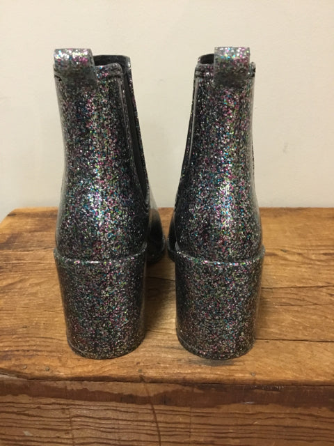 JEFFREY CAMPBELL 7 grey print Boots