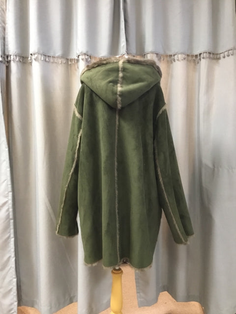 DENNIS BASSO Olive Coat