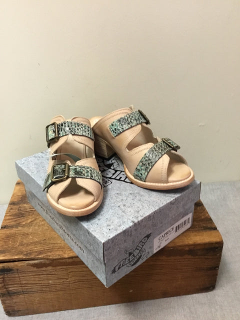 FREEBIRD 9 TAN & AUQA Sandals