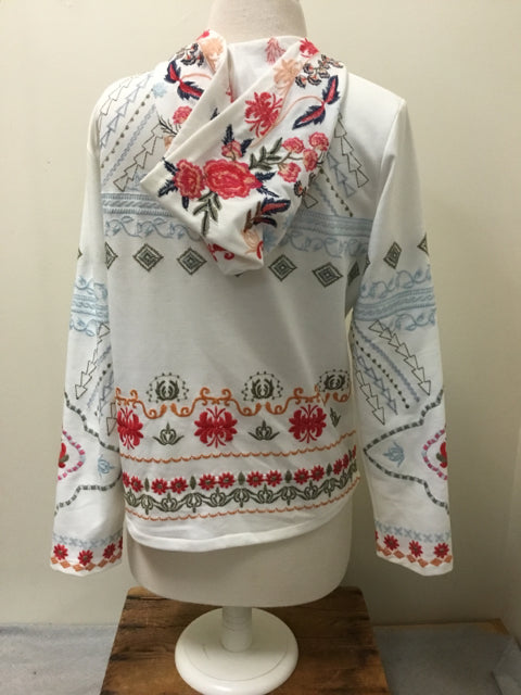 Size M DOR DOR White Print Jacket
