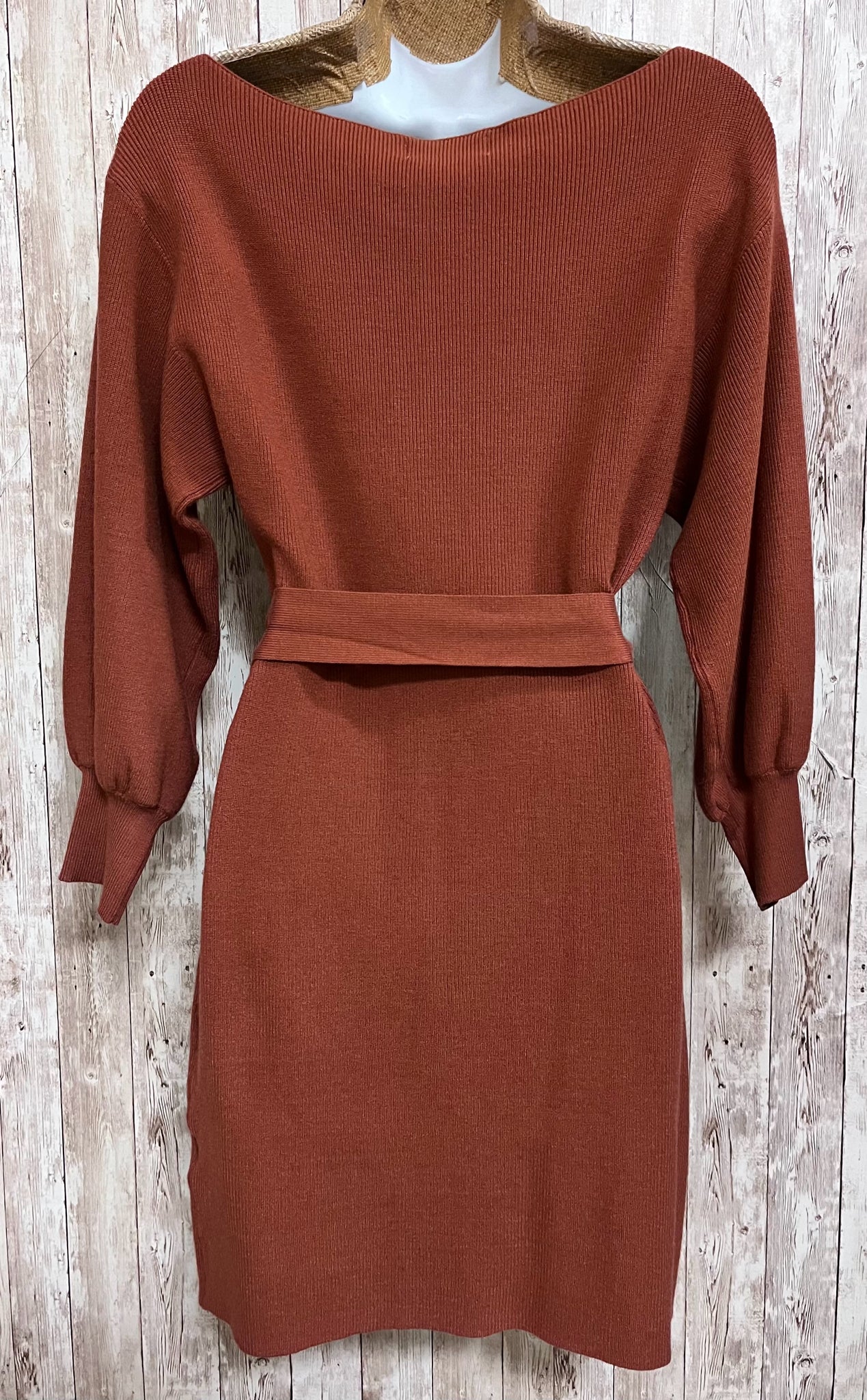 RUST PEACH LOVE Size M Dress