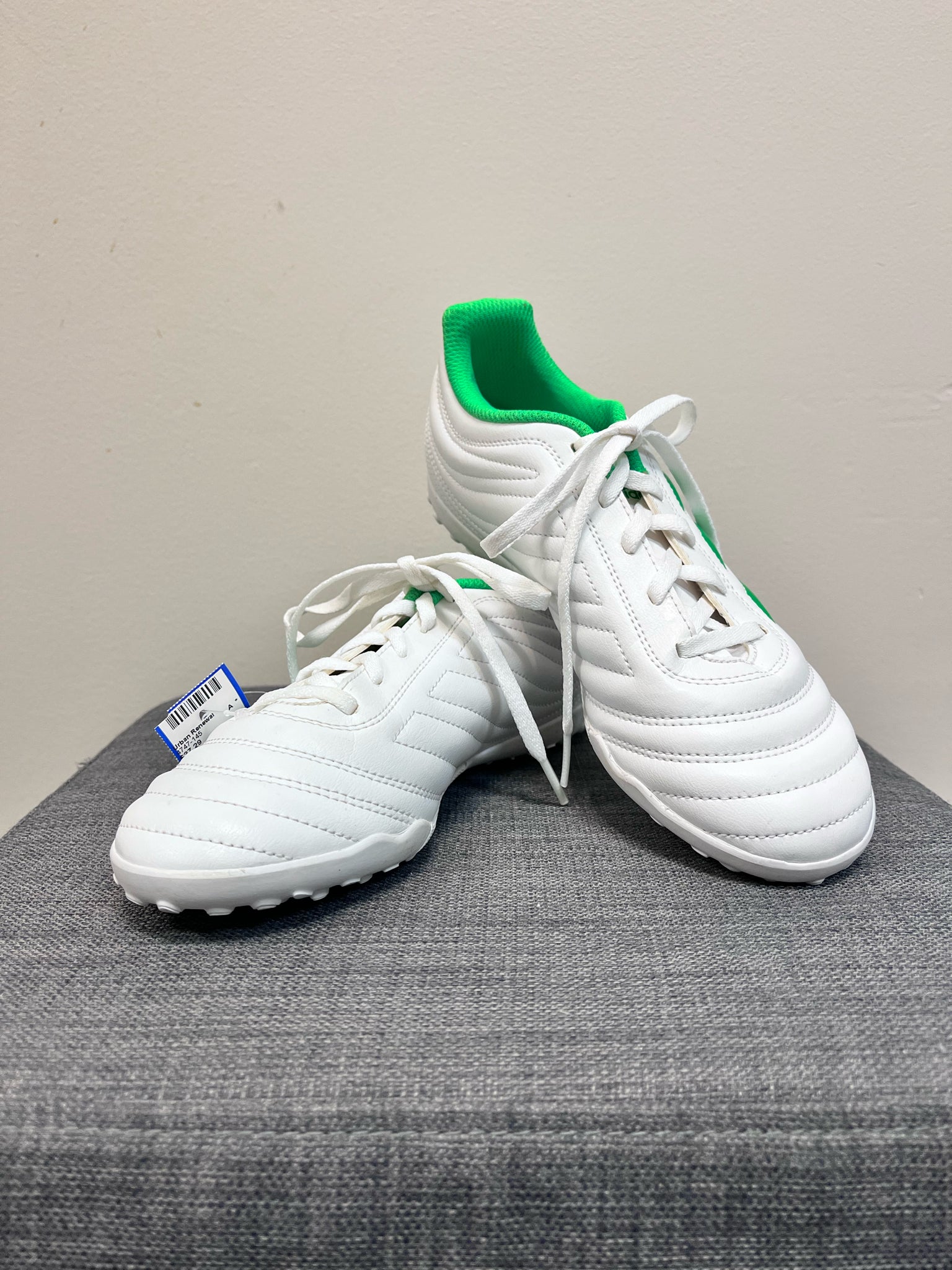 ADIDAS 5.5 WHITE AND GREEN Sneakers