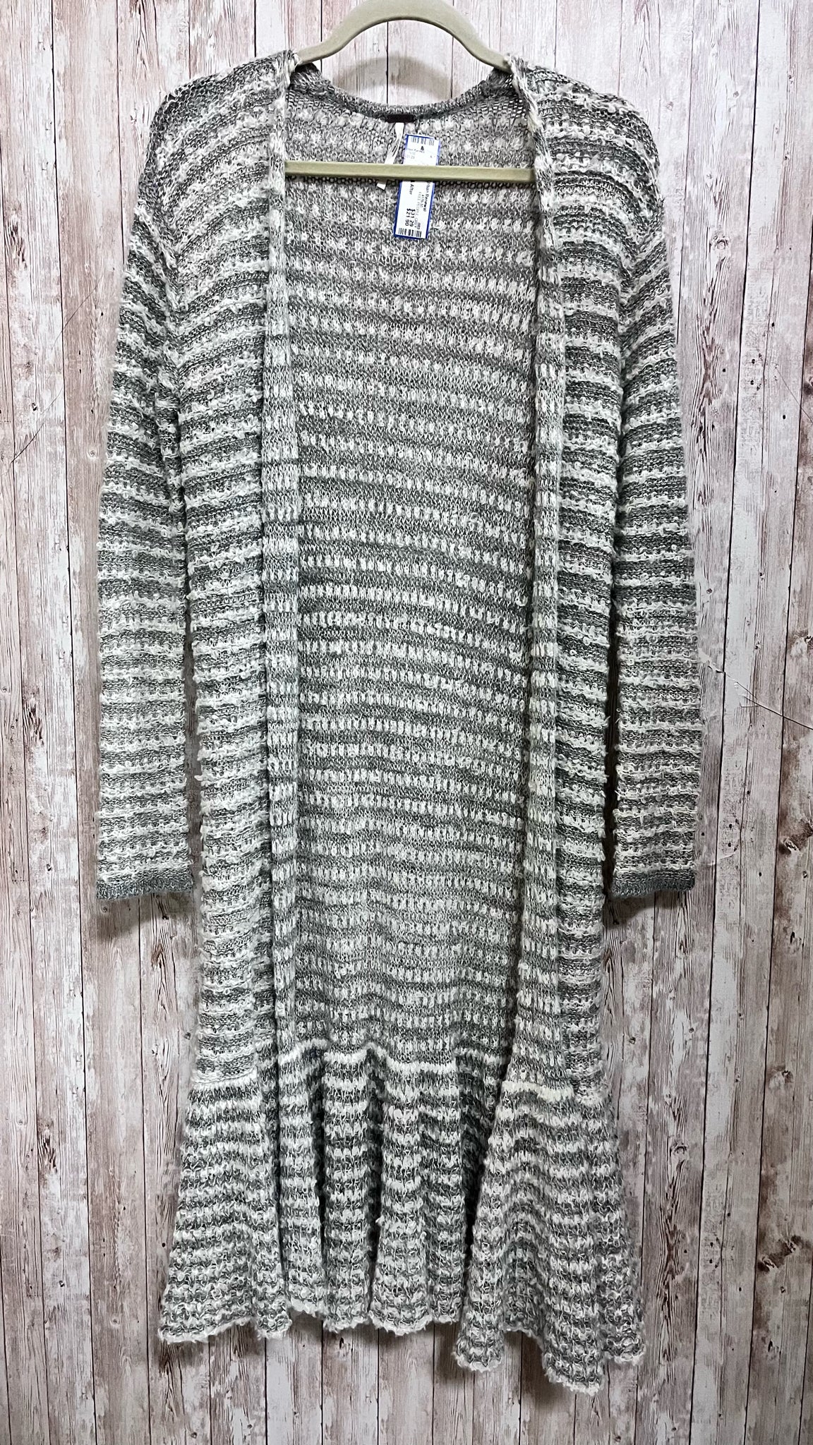 Size S FREE PEOPLE GREY AND BEIGE Duster