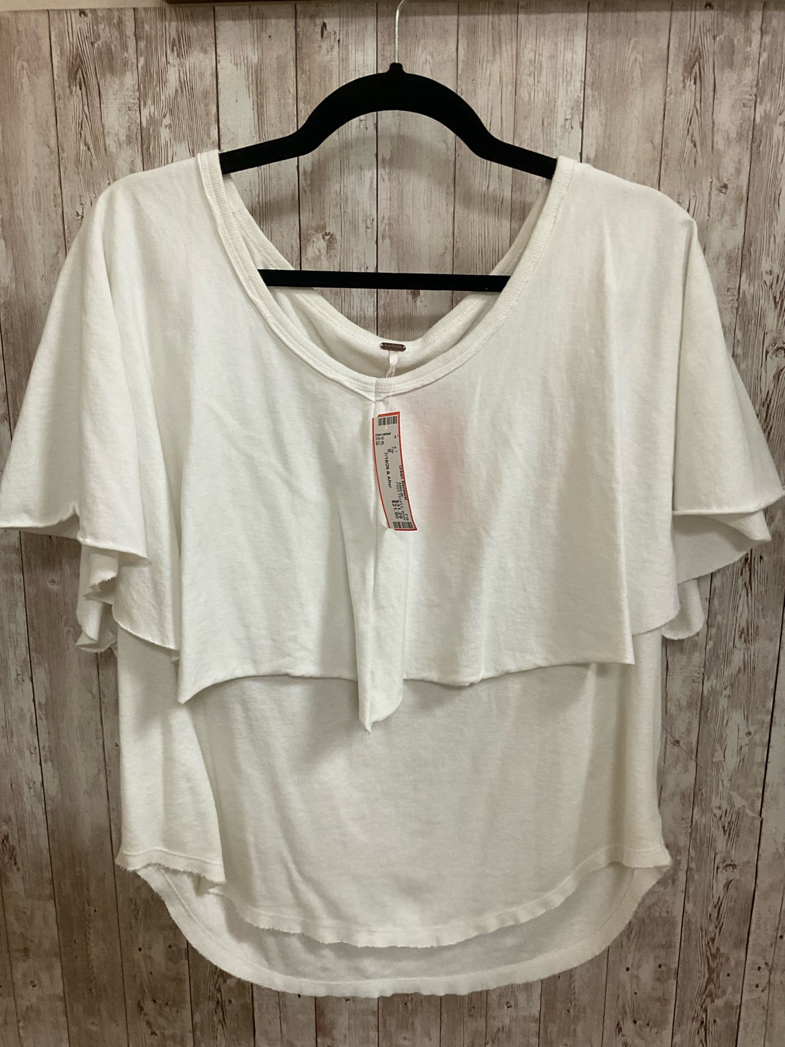 Size S FREE PEOPLE White Top