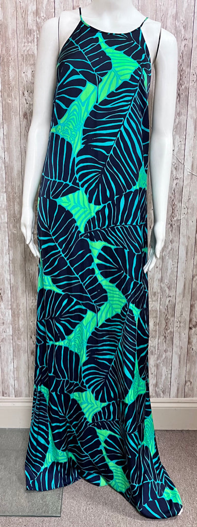 Size M LILLY PULITZER NAVY AND GREEN Dress