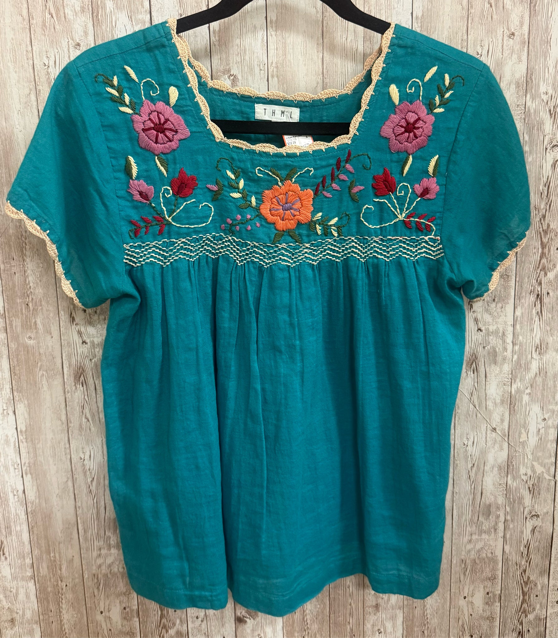 Size XS THML Turquoise Top