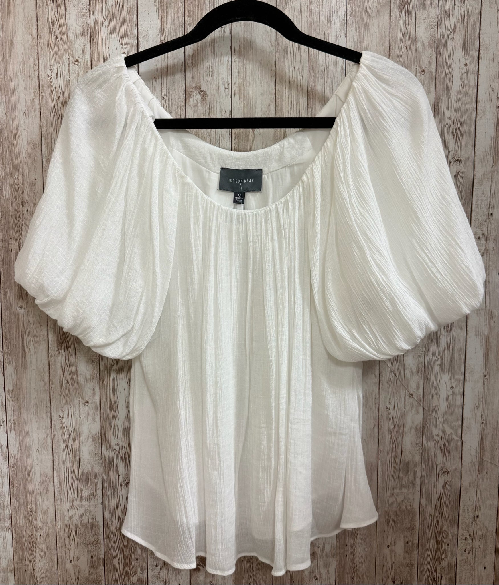 Size S HUDSON GRAY White Top