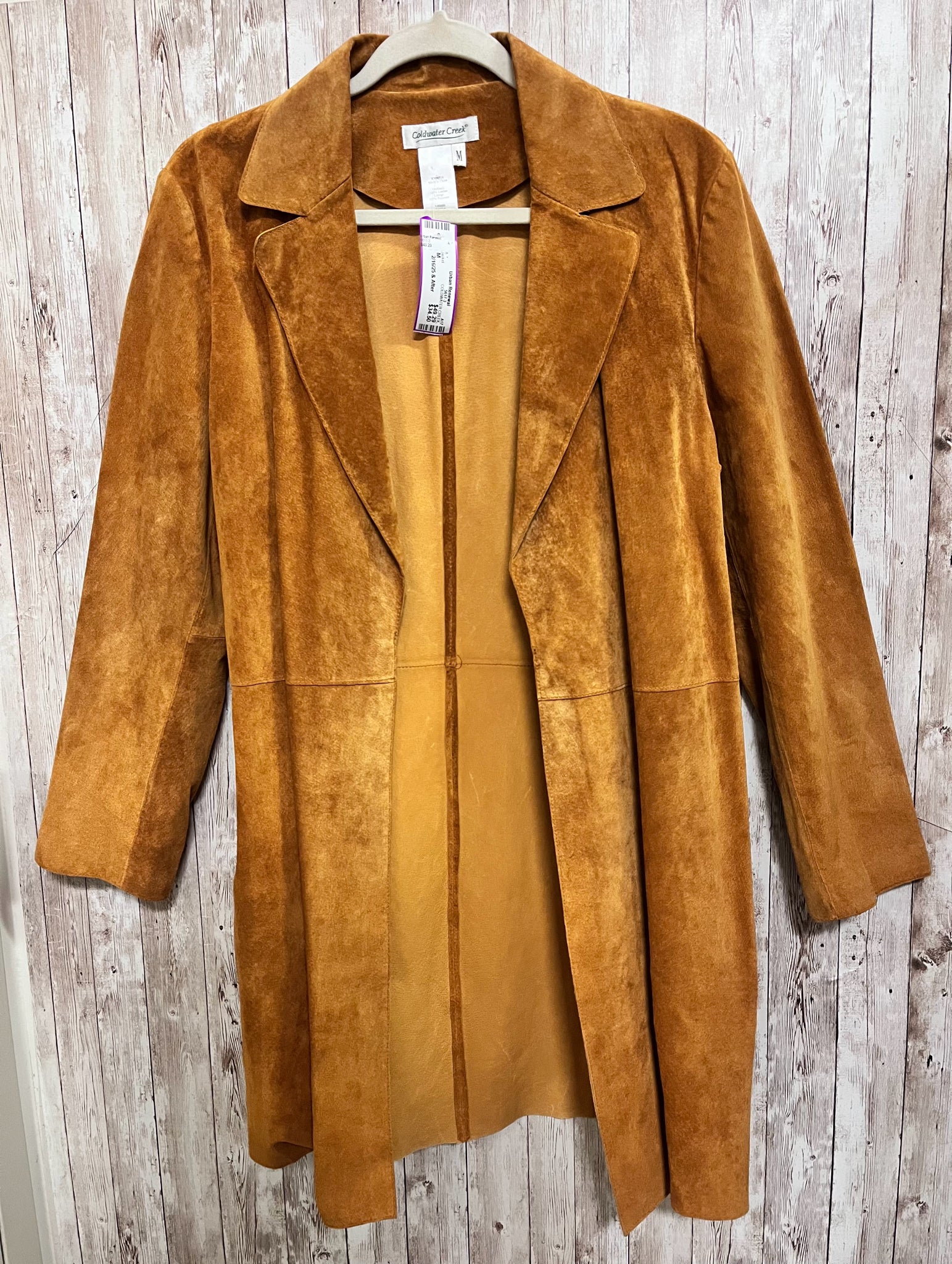 Size M COLDWATER CREEK Mustard Jacket