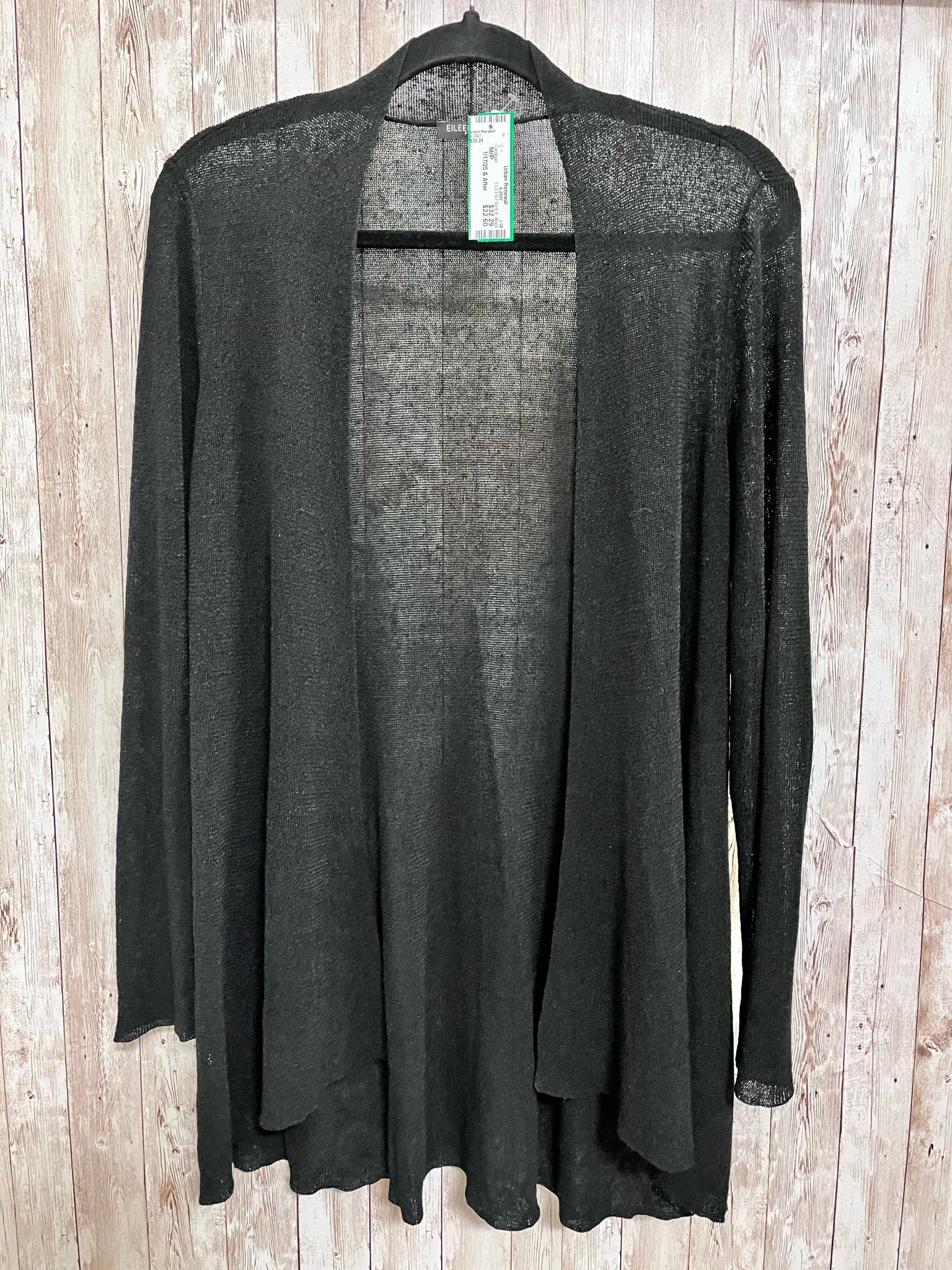 Size M/P EILEEN FISHER Black Cardigan