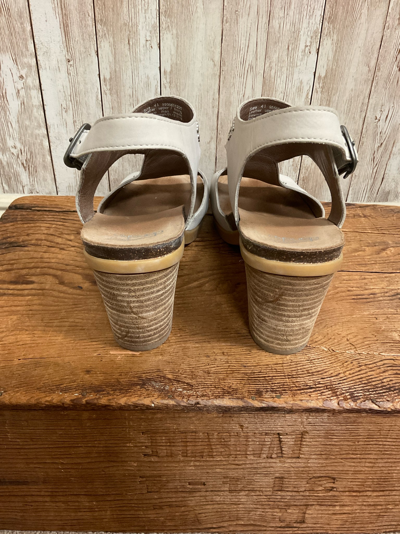 10 DANSKO Ivory Sandals