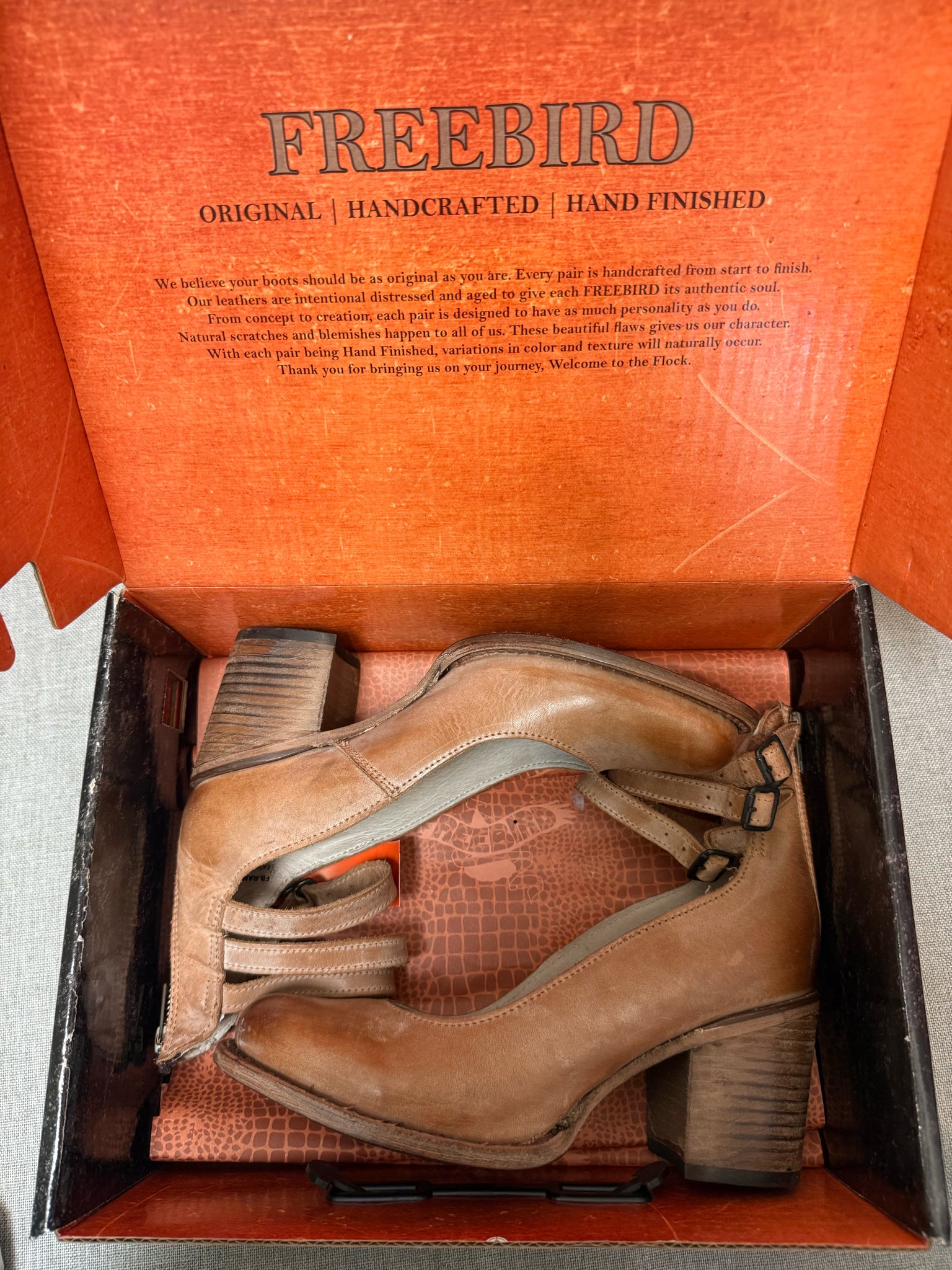 9 FREEBIRD Tan SHOES