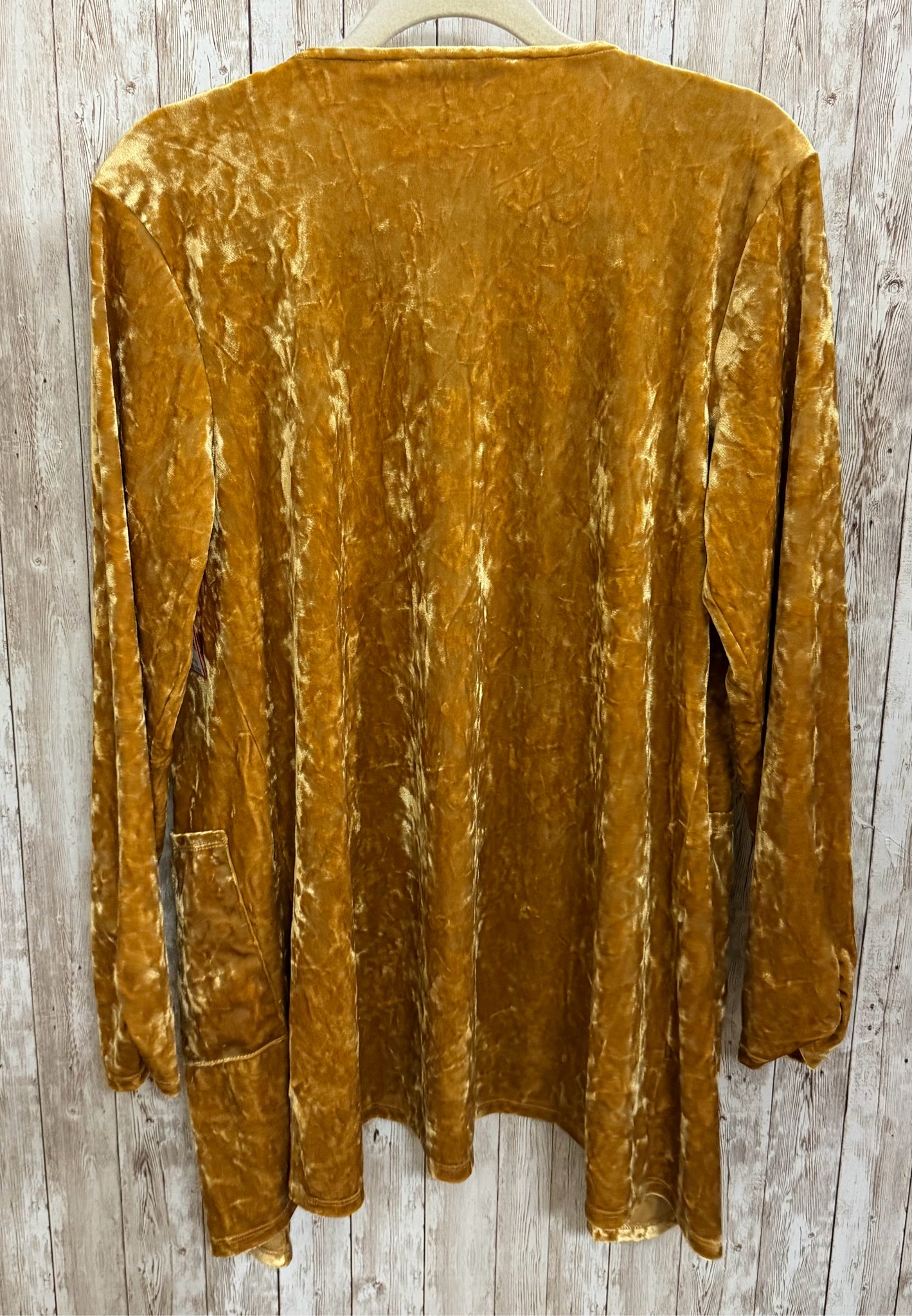 Size S CANYON RETREAT Mustard Cardigan