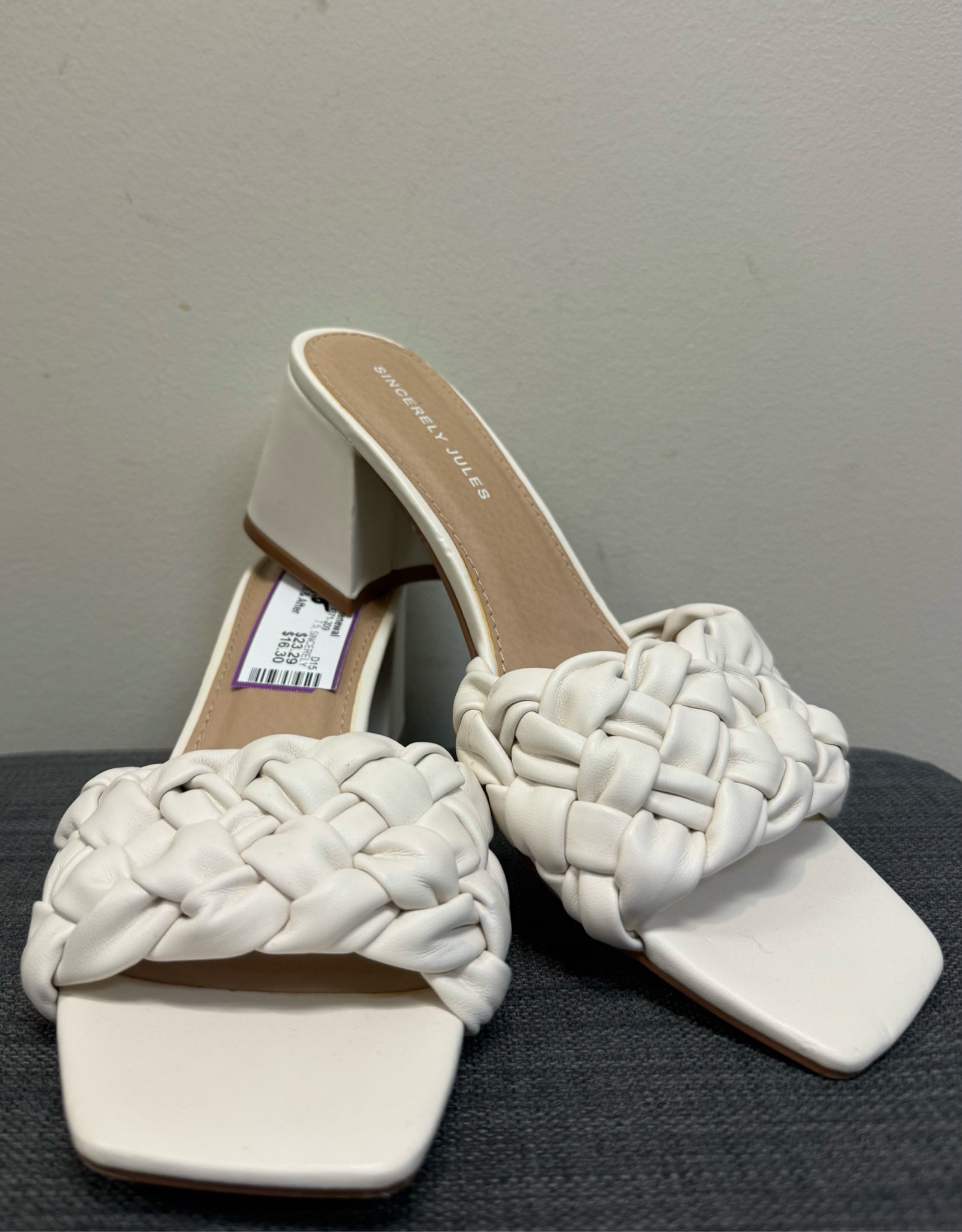 7.5 SINCERELY JULES Ivory Sandals
