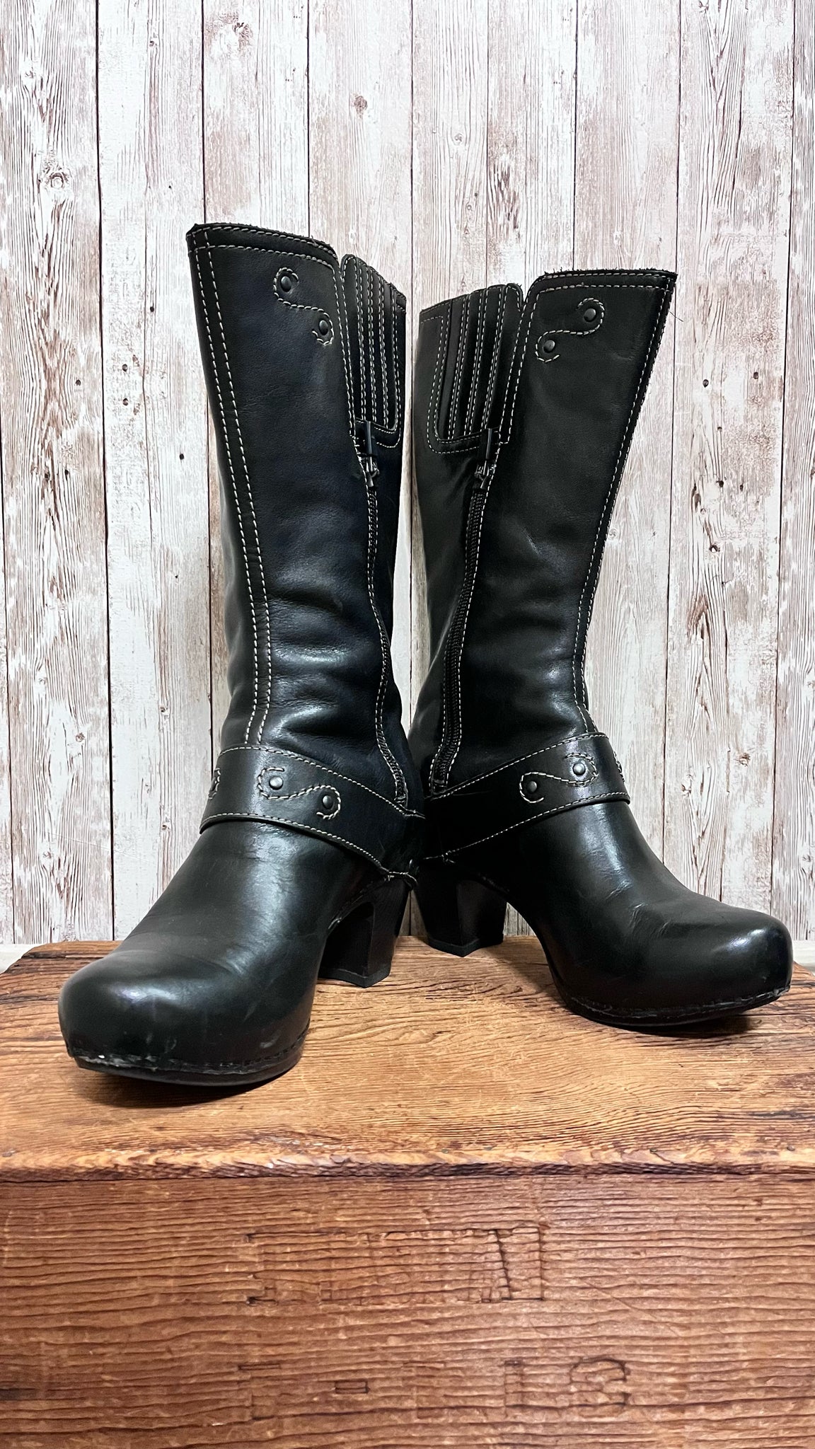 7.5 DANSKO Black Boots