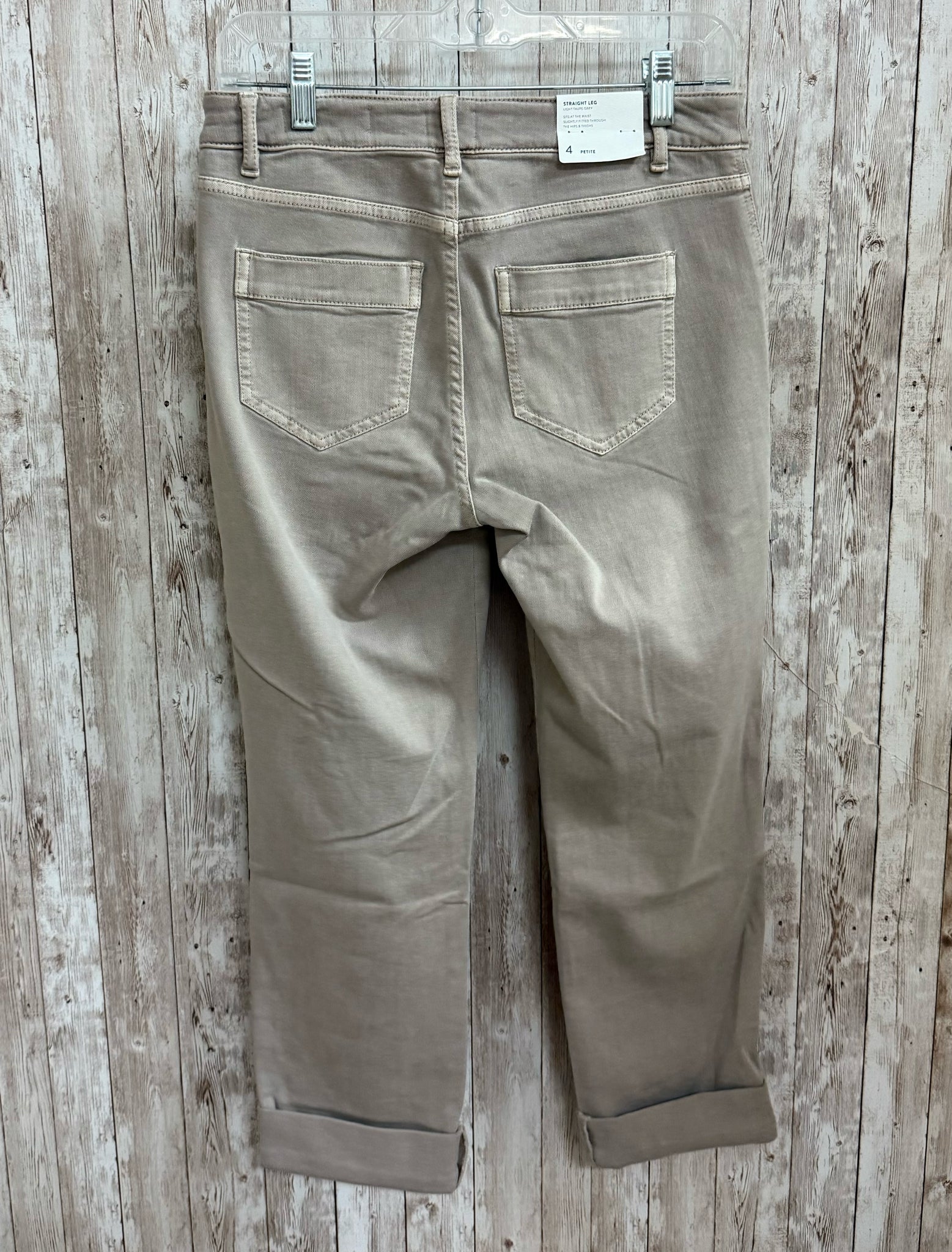 Size 4 J.JILL Tan Jeans