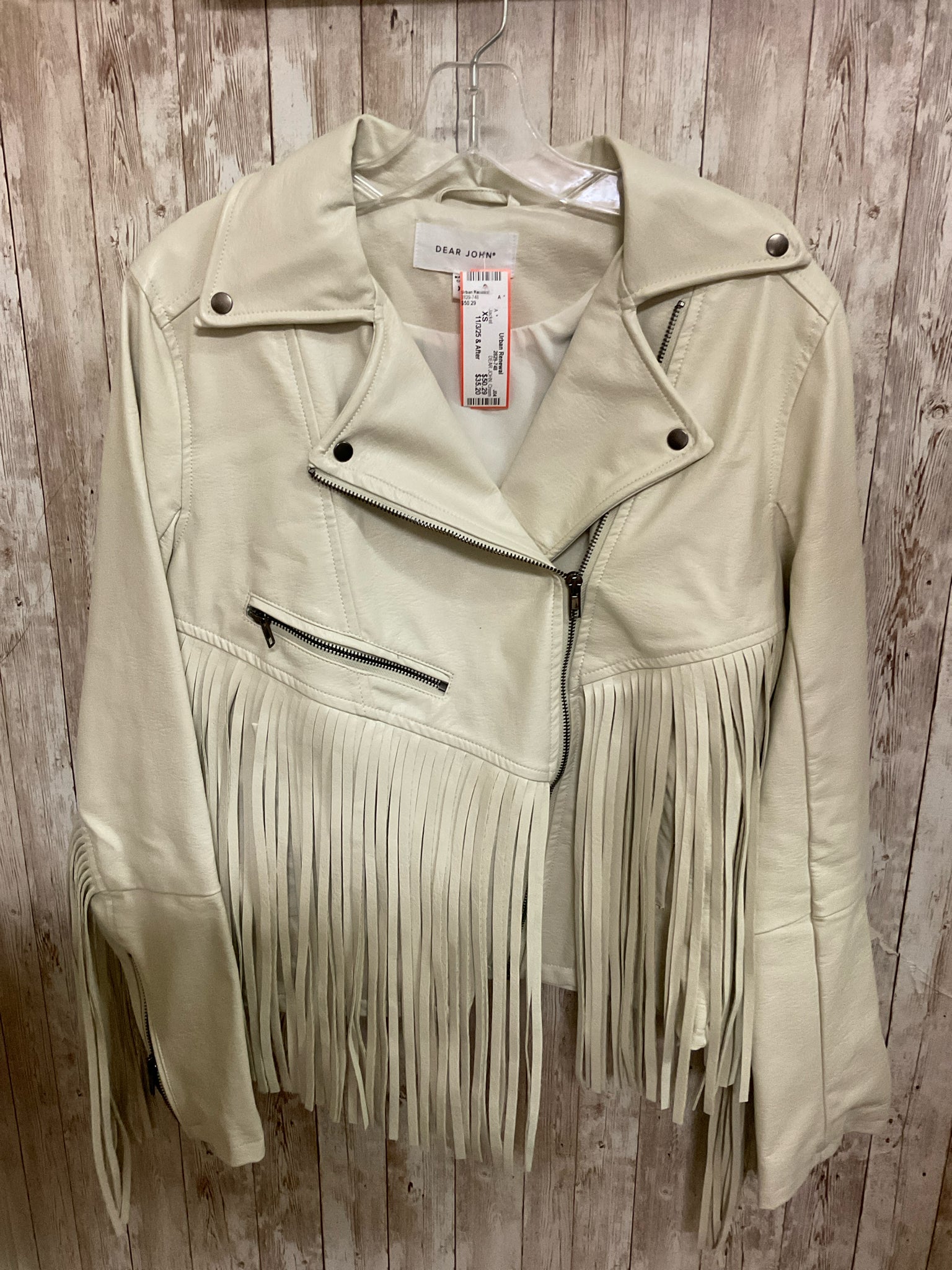 DEAR JOHN Size XS Cream Jacket