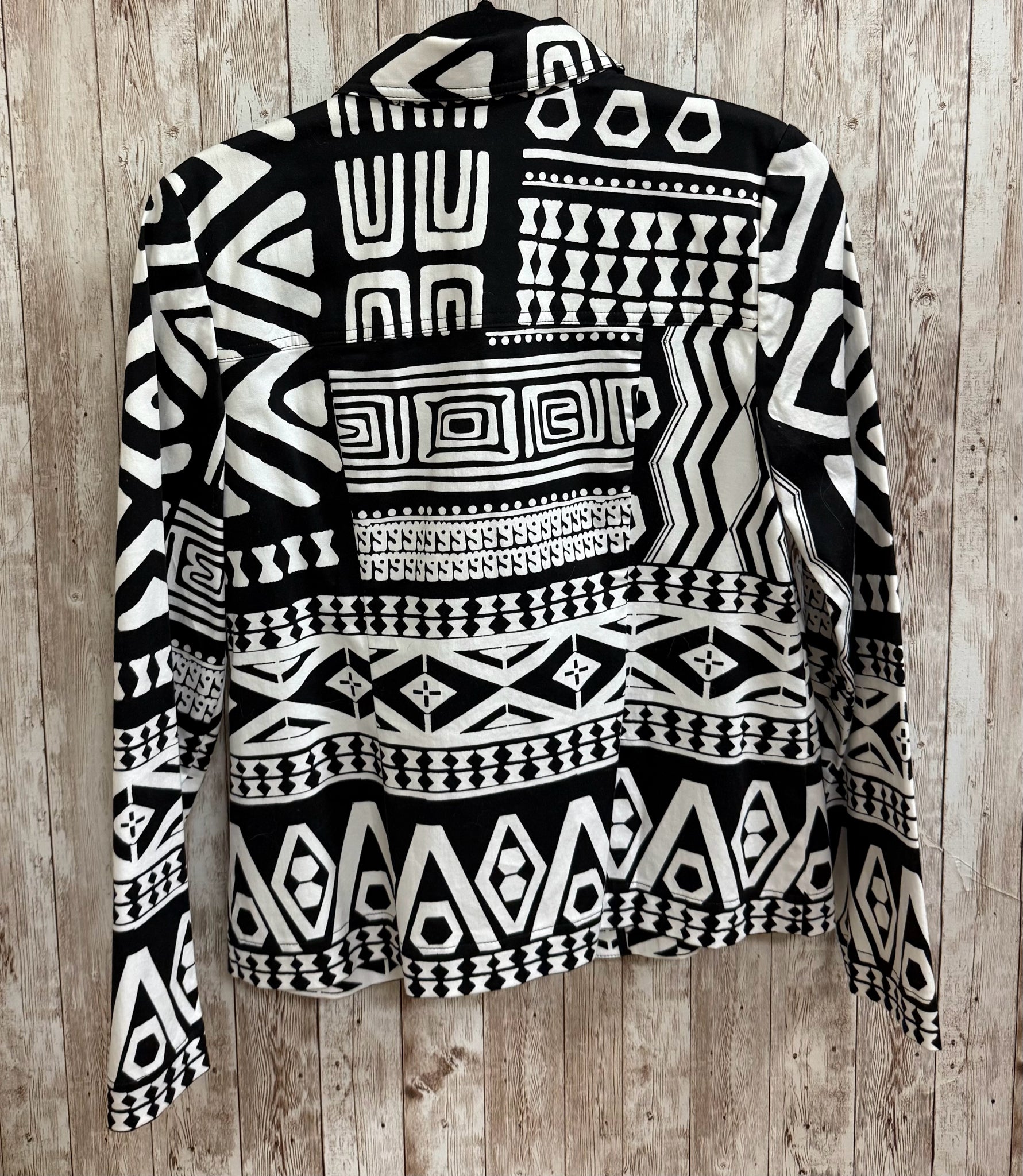 Size S CHICO'S BLACK AND WHITE Jacket