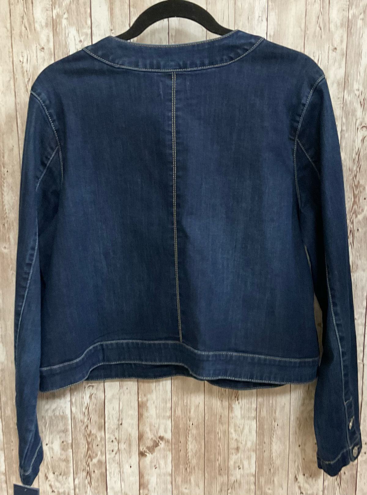 Size L CROWN & IVY Dark Denim Jacket
