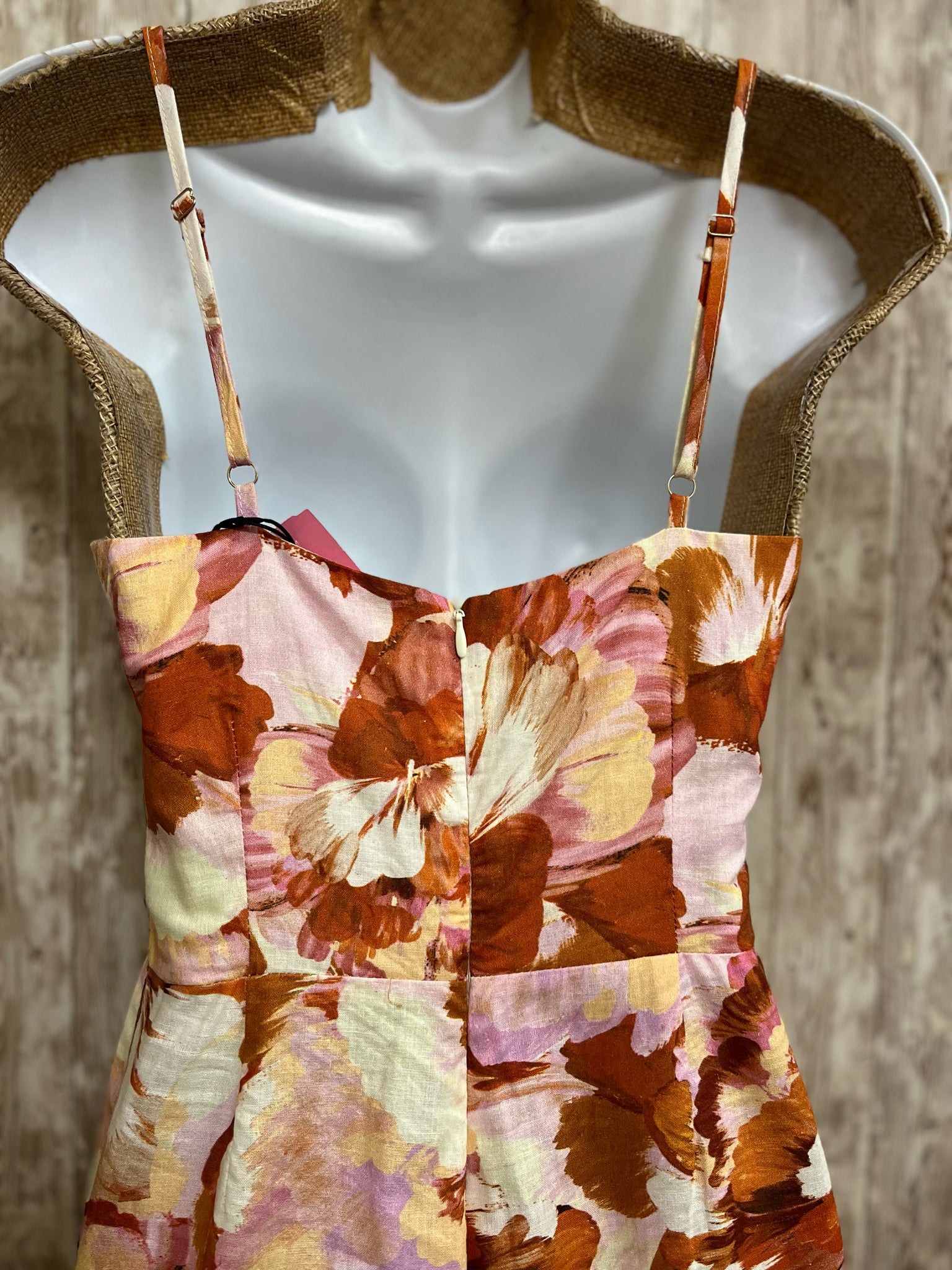 Size S AMALIE RUST FLORAL Jumper
