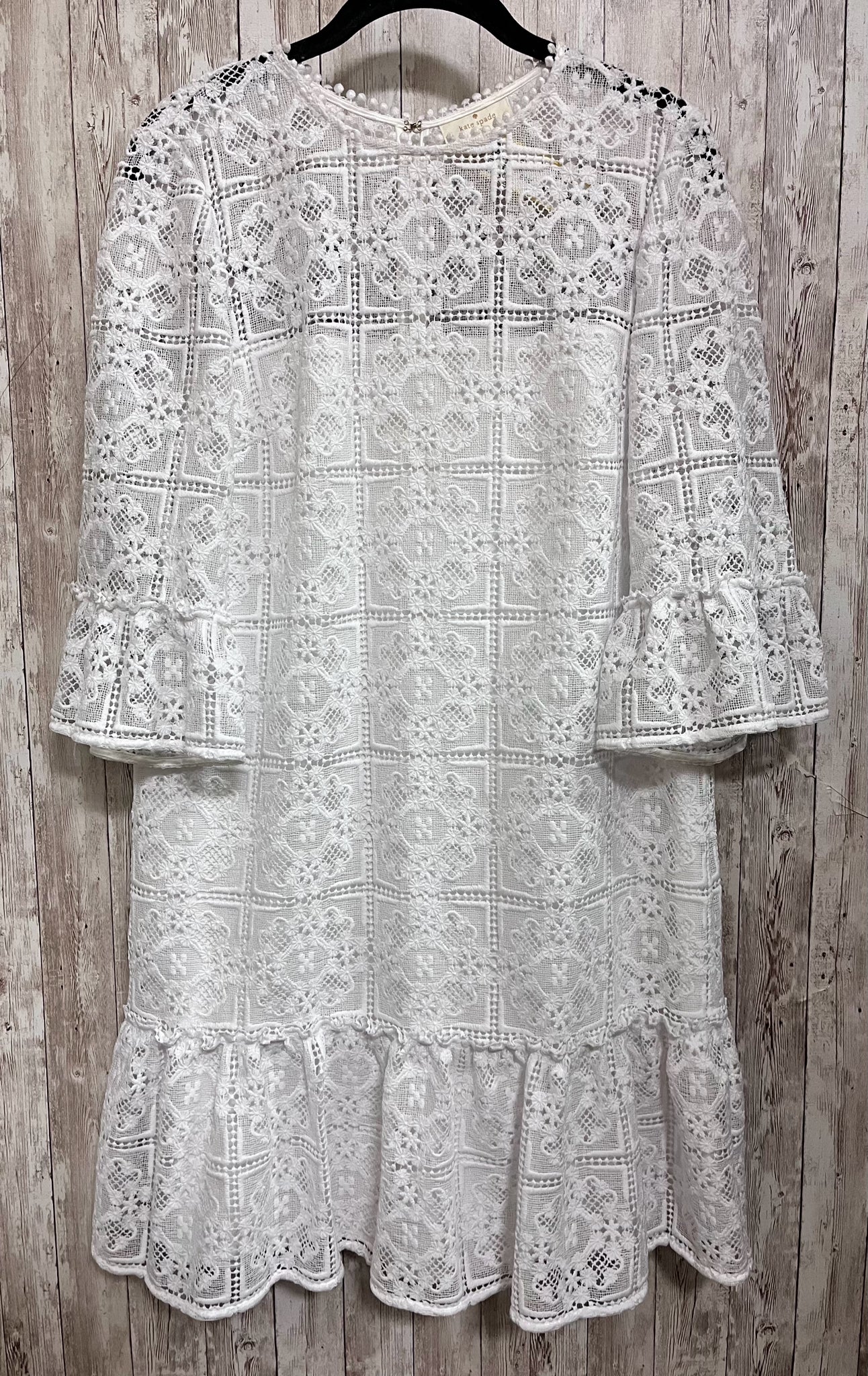 KATE SPADE Size 8 WHITE LACE Dress