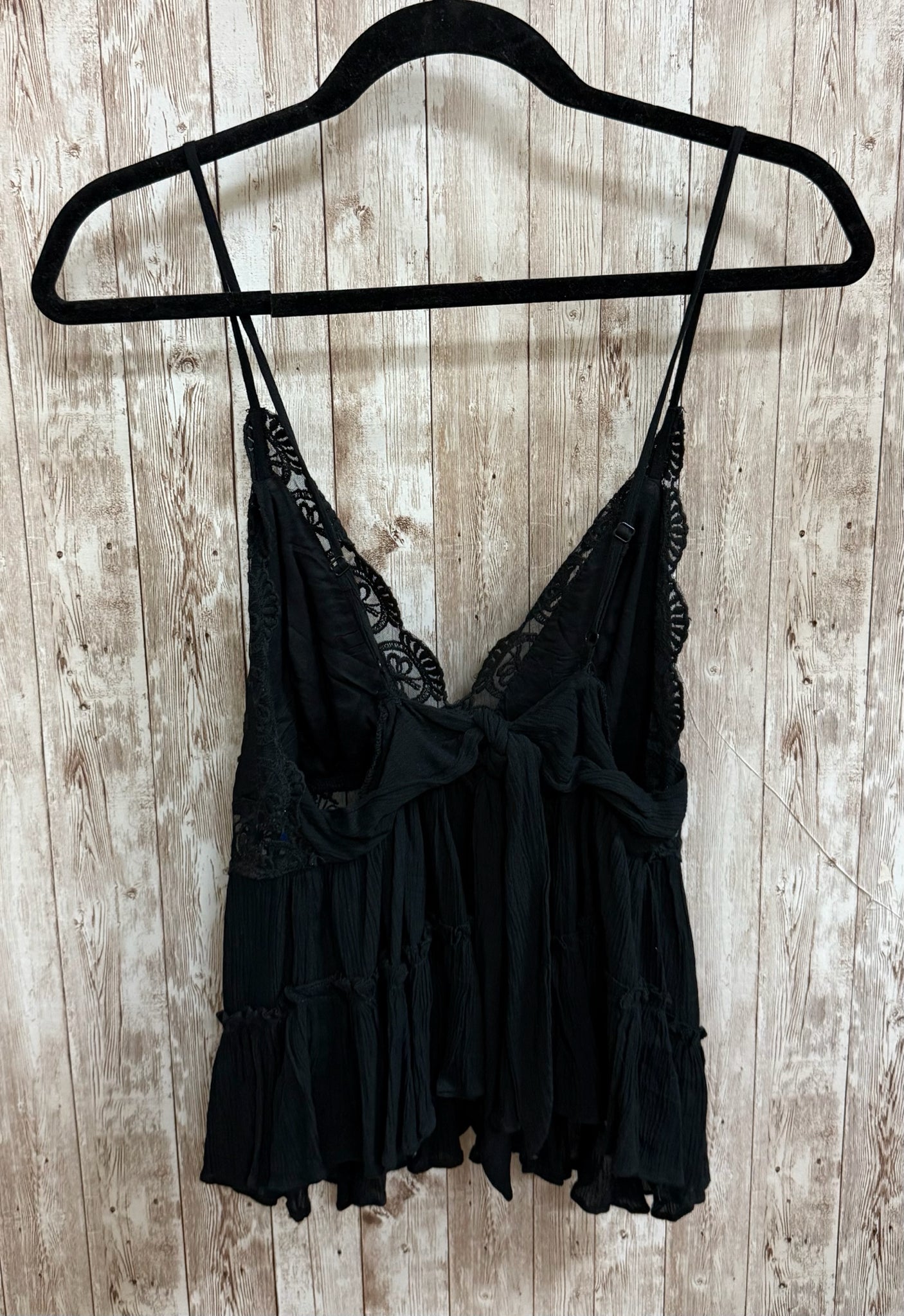 Size M FREE PEOPLE Black Top