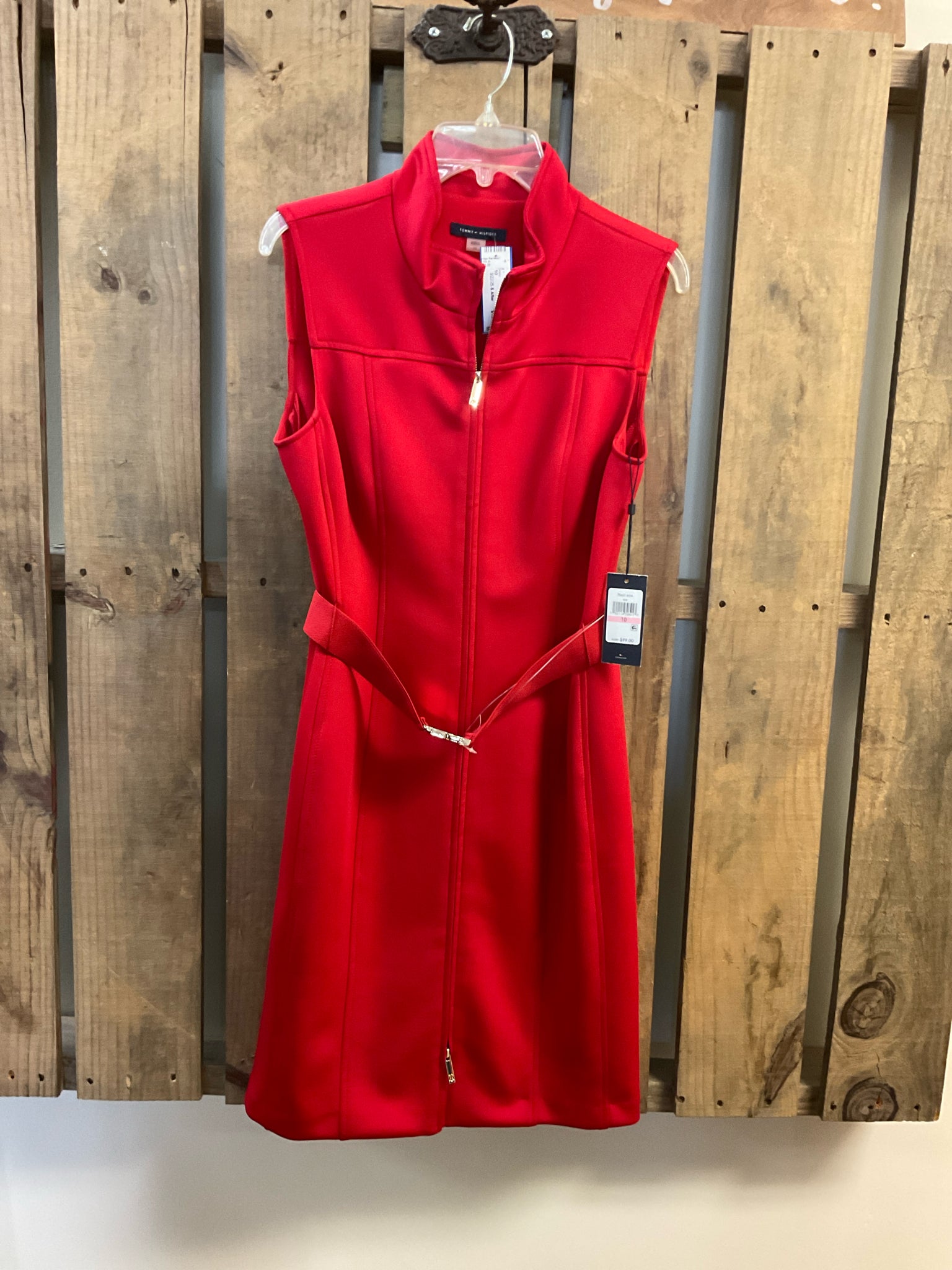 Size 10 TOMMY HILFIGER Red Dress