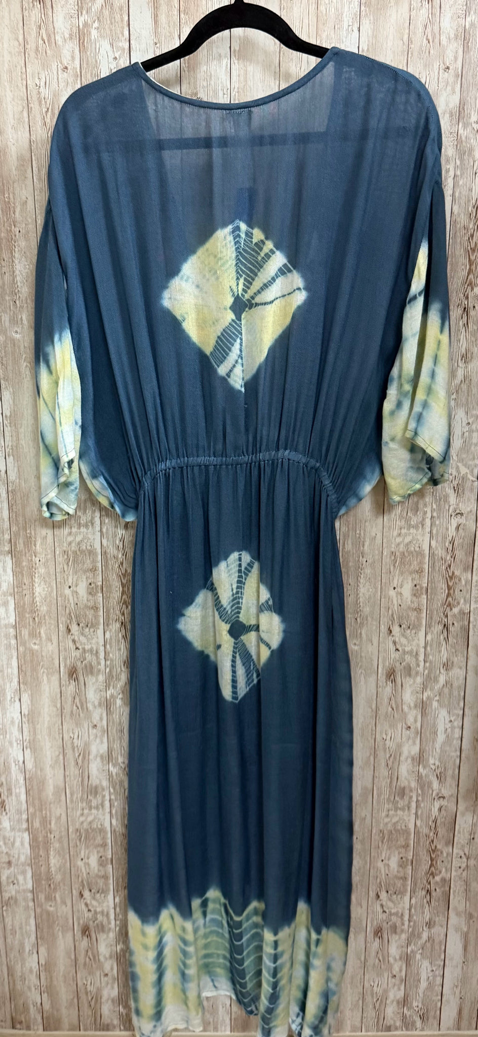 Aratta Silent Journey Size One Size Blue Print Duster