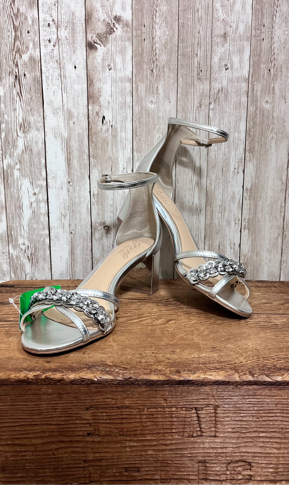 7.5 BADGLEY MISCHKA Silver SHOES