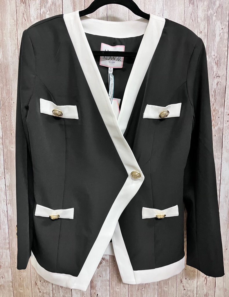 Size S ALEXIA ADMOR BLACK AND WHITE Jacket