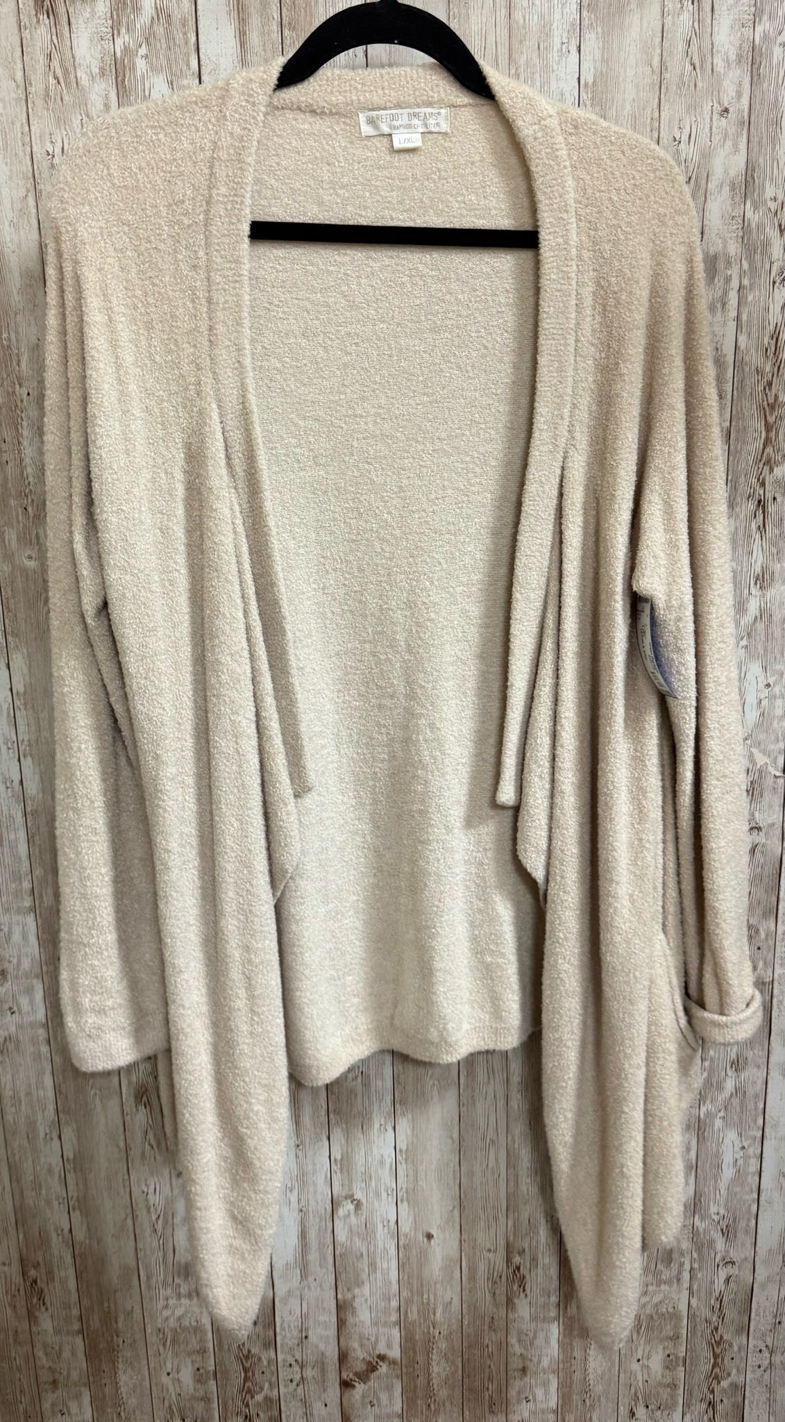 Size L/XL BAREFOOT DREAMS Beige Cardigan