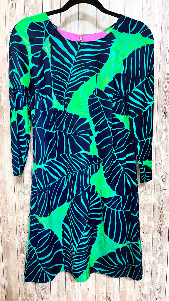 Size 8 LILLY PULITZER NAVY AND GREEN Dress
