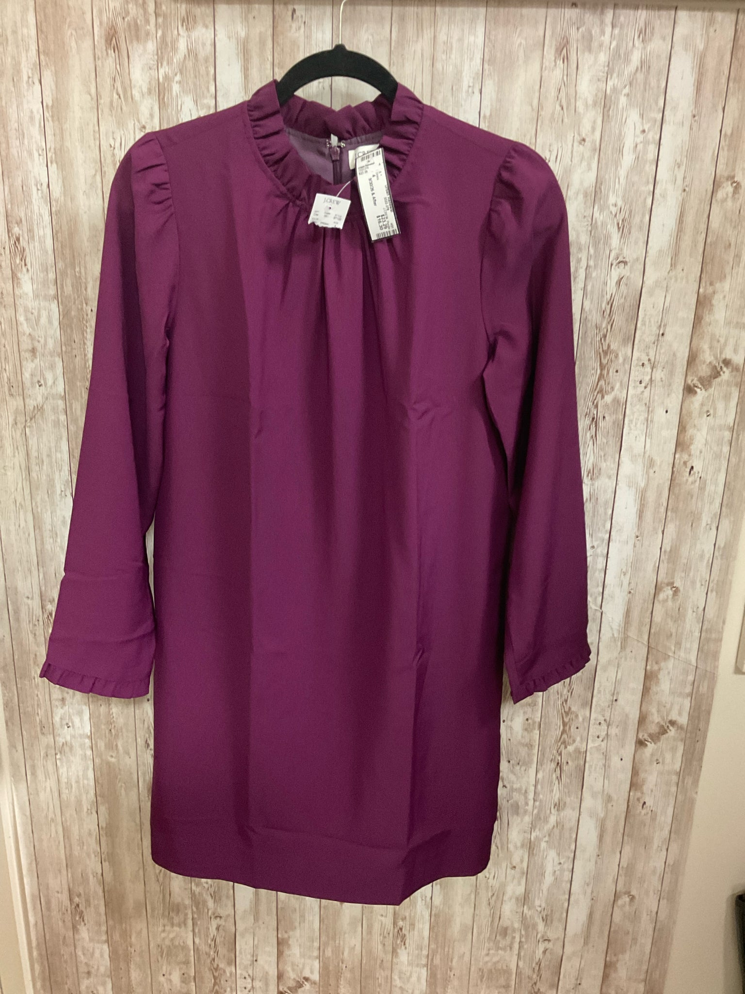Size 4 J.CREW Purple Dress