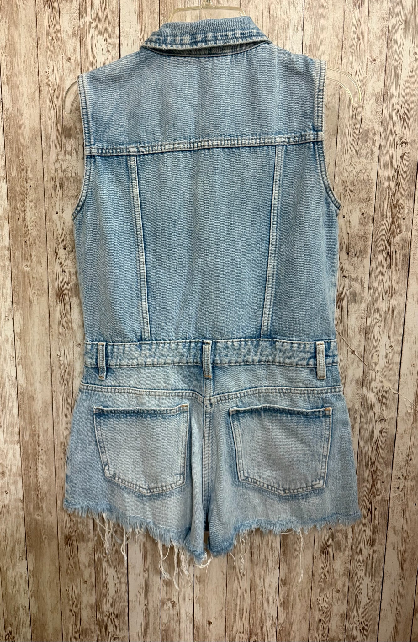 ZARA Size M BLUE DENIM Romper