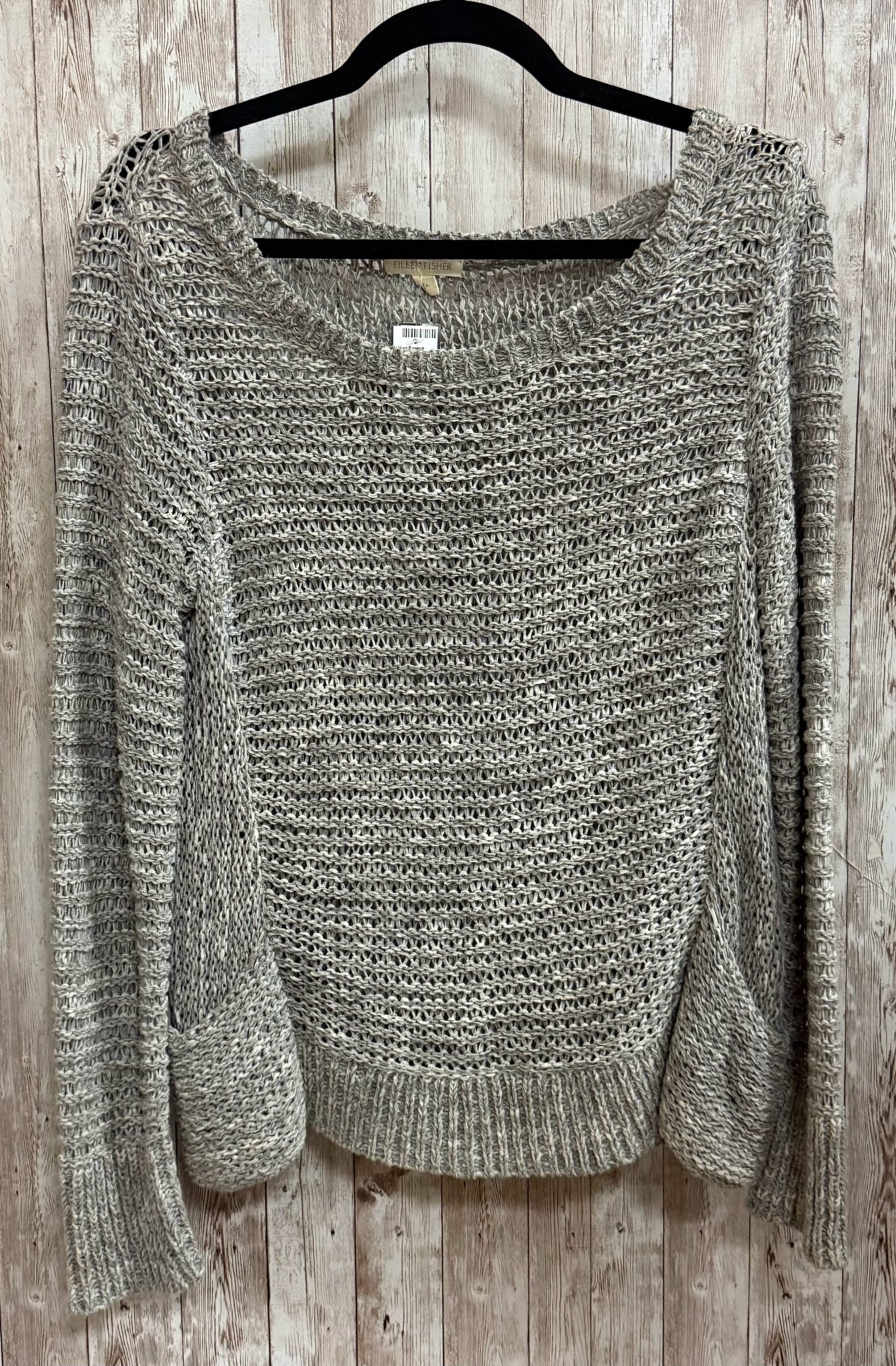 Size M EILEEN FISHER grey print Sweater