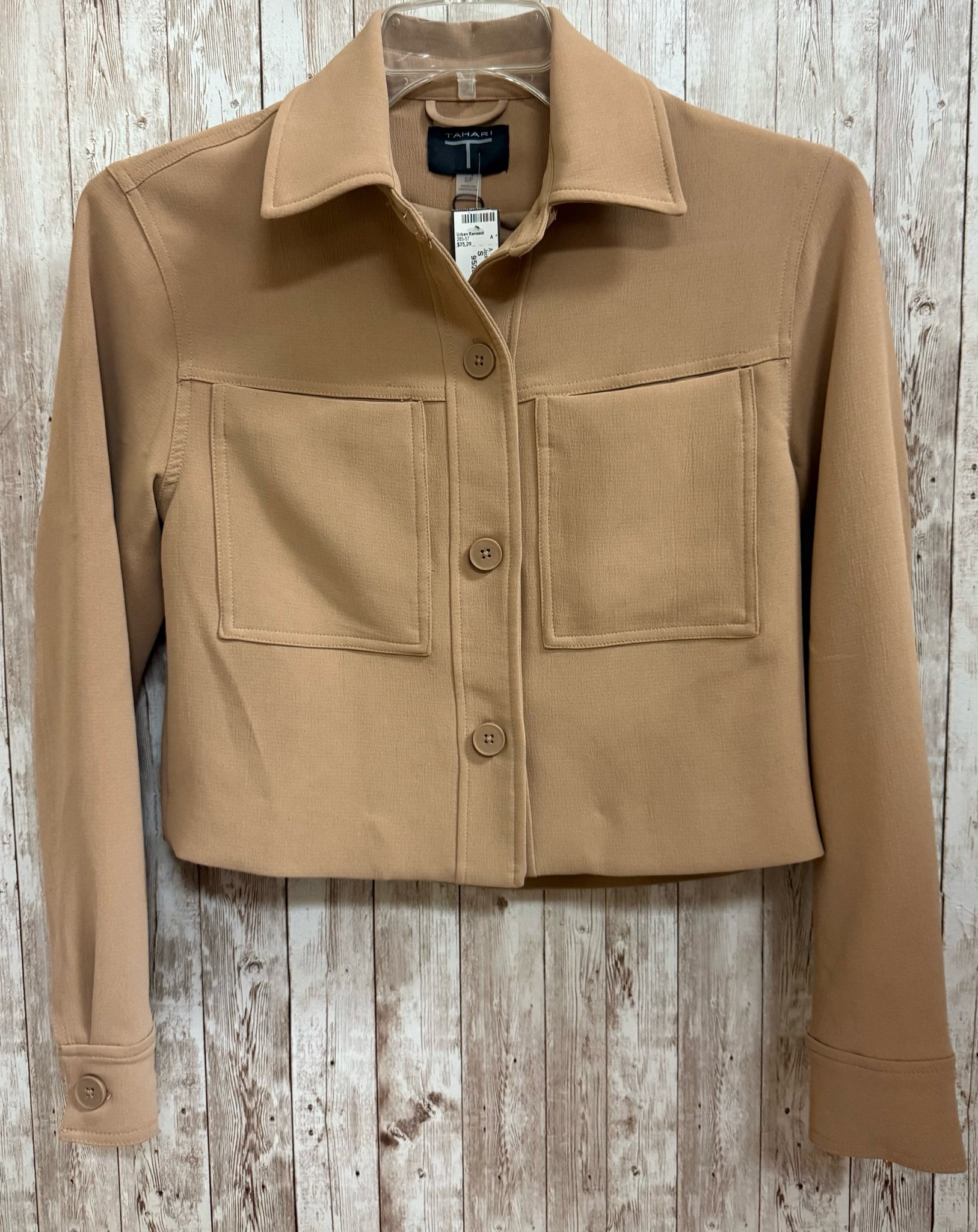 Size S TAHARI Tan Jacket