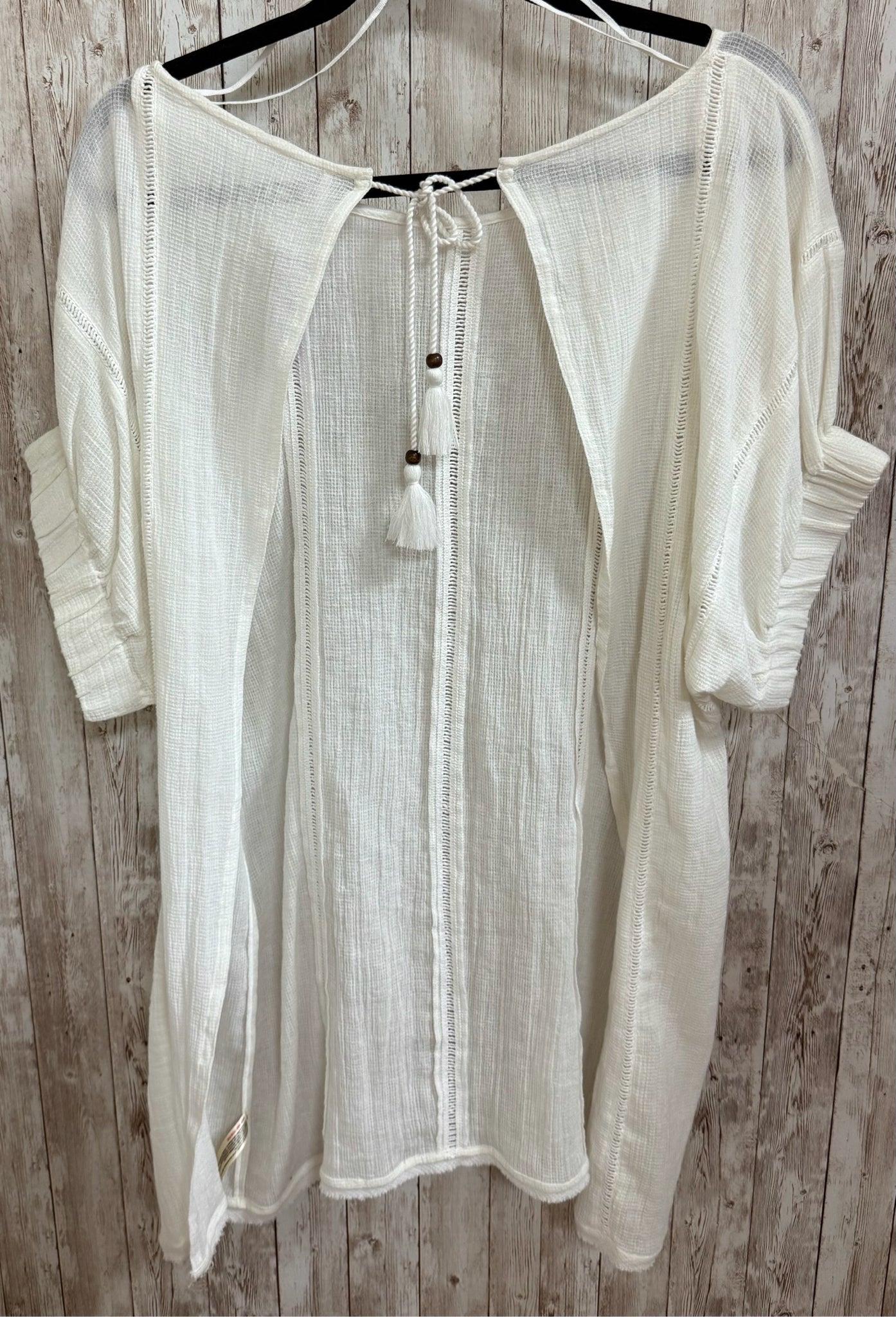 Size M FREE PEOPLE White Top