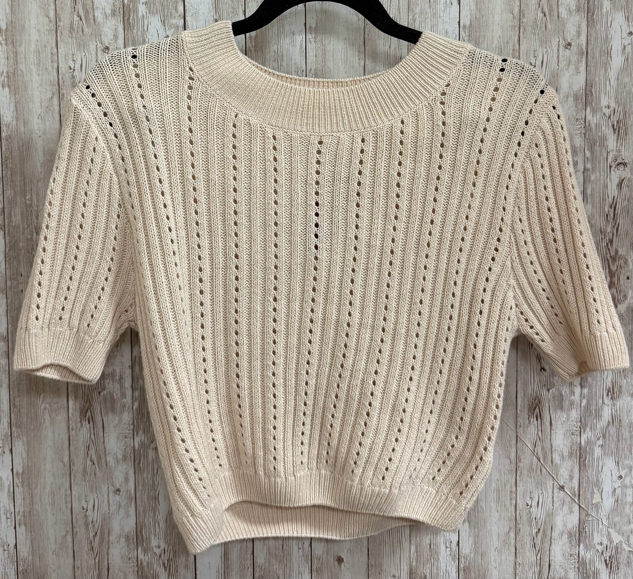 Size L PANTS STORE Cream 2 PC SET