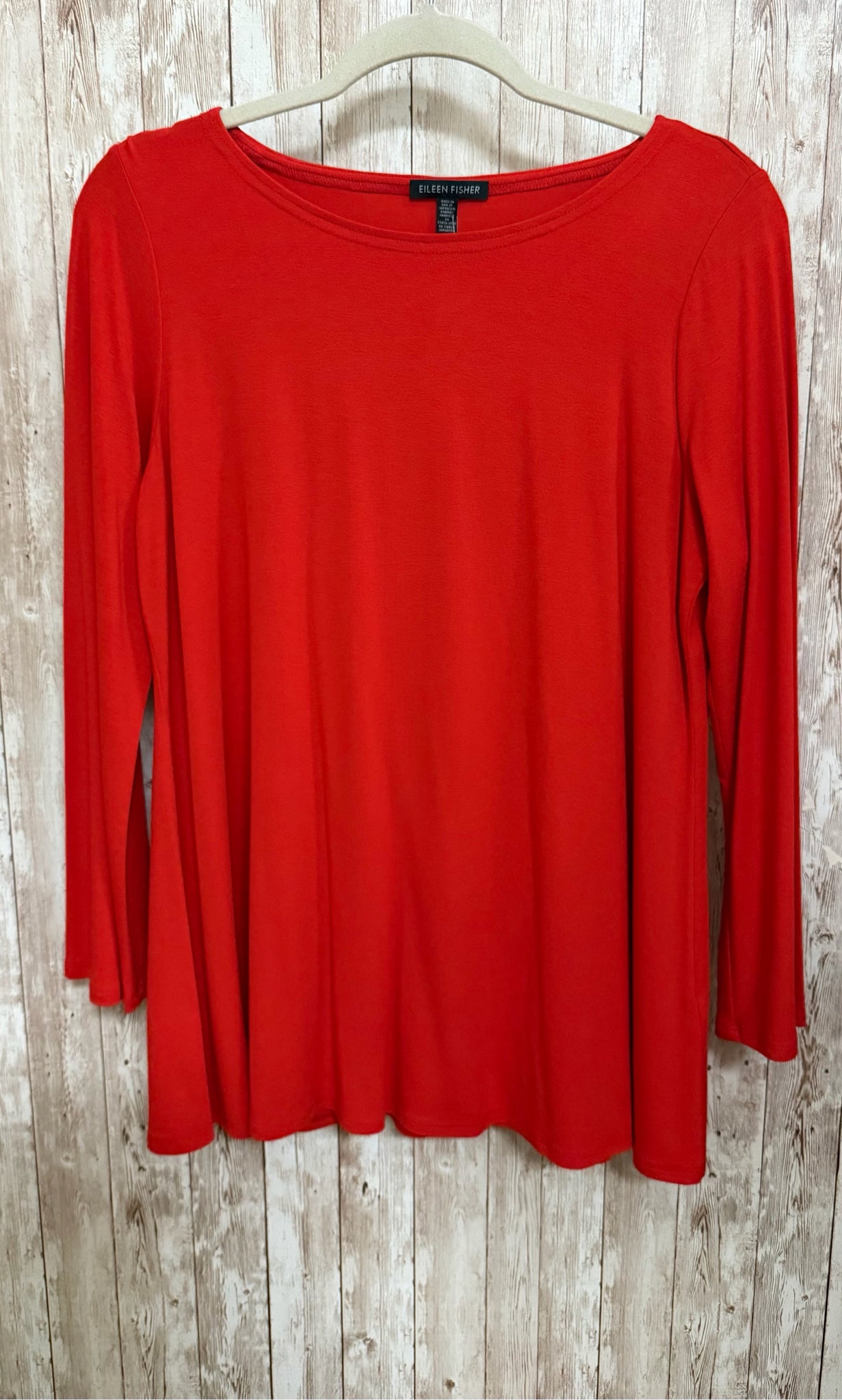 EILEEN FISHER Size M Red Top