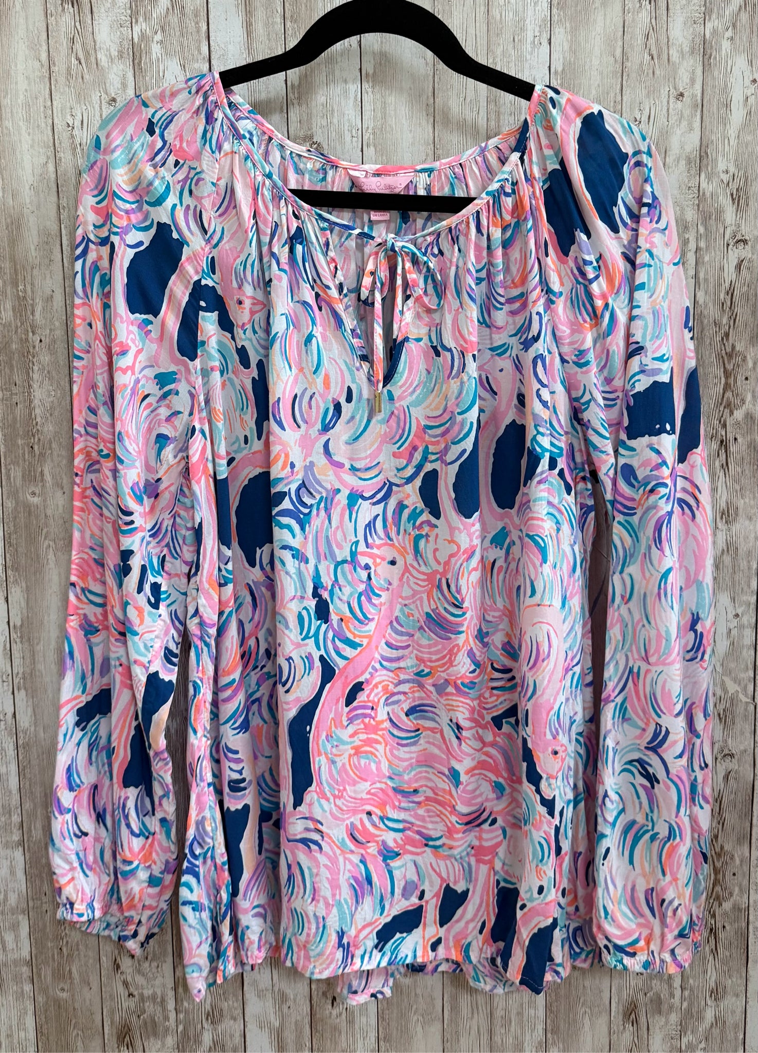 Size XL LILLY PULITZER Pink Print Top