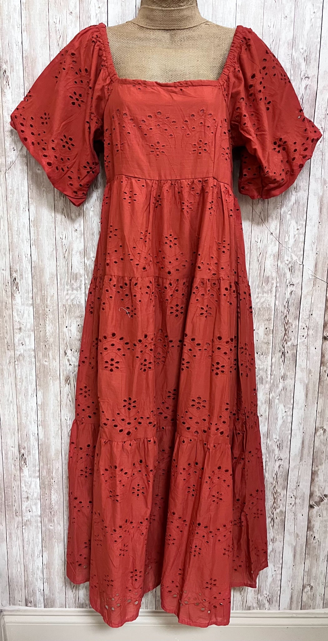 MEADOW RHODES Size M RUST Dress