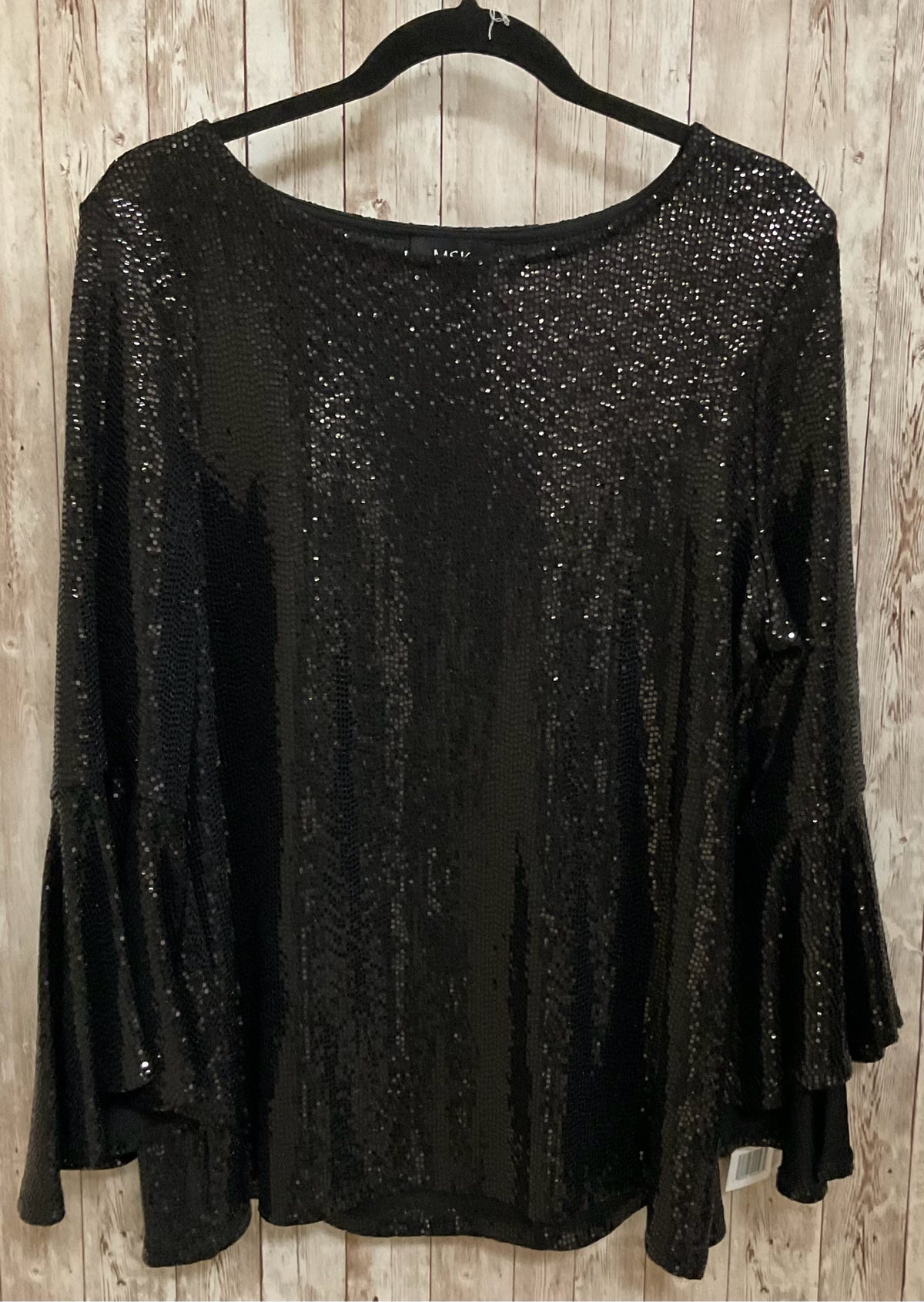 Size XL MSK Black Top