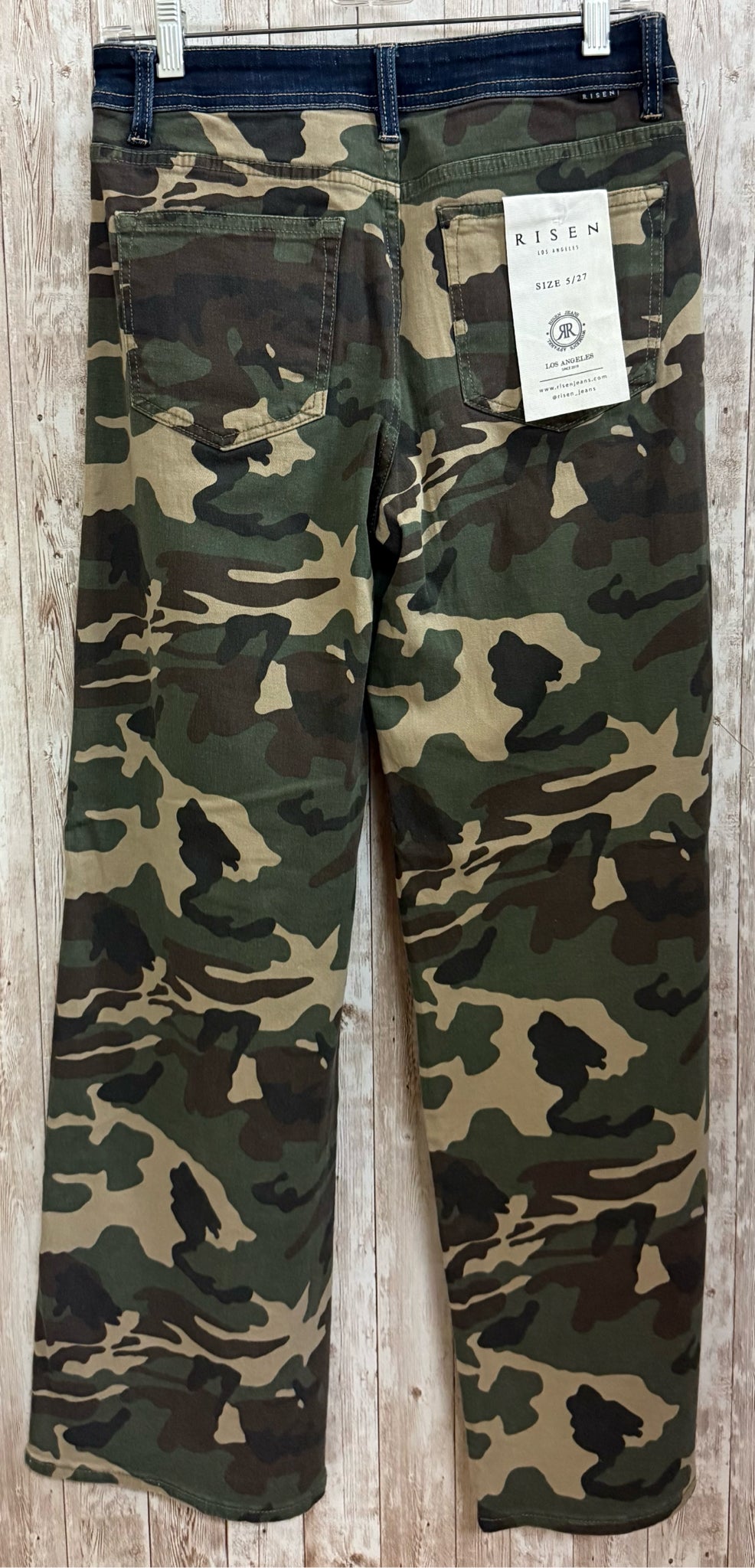 Size 4 RISEN CAMO Jeans